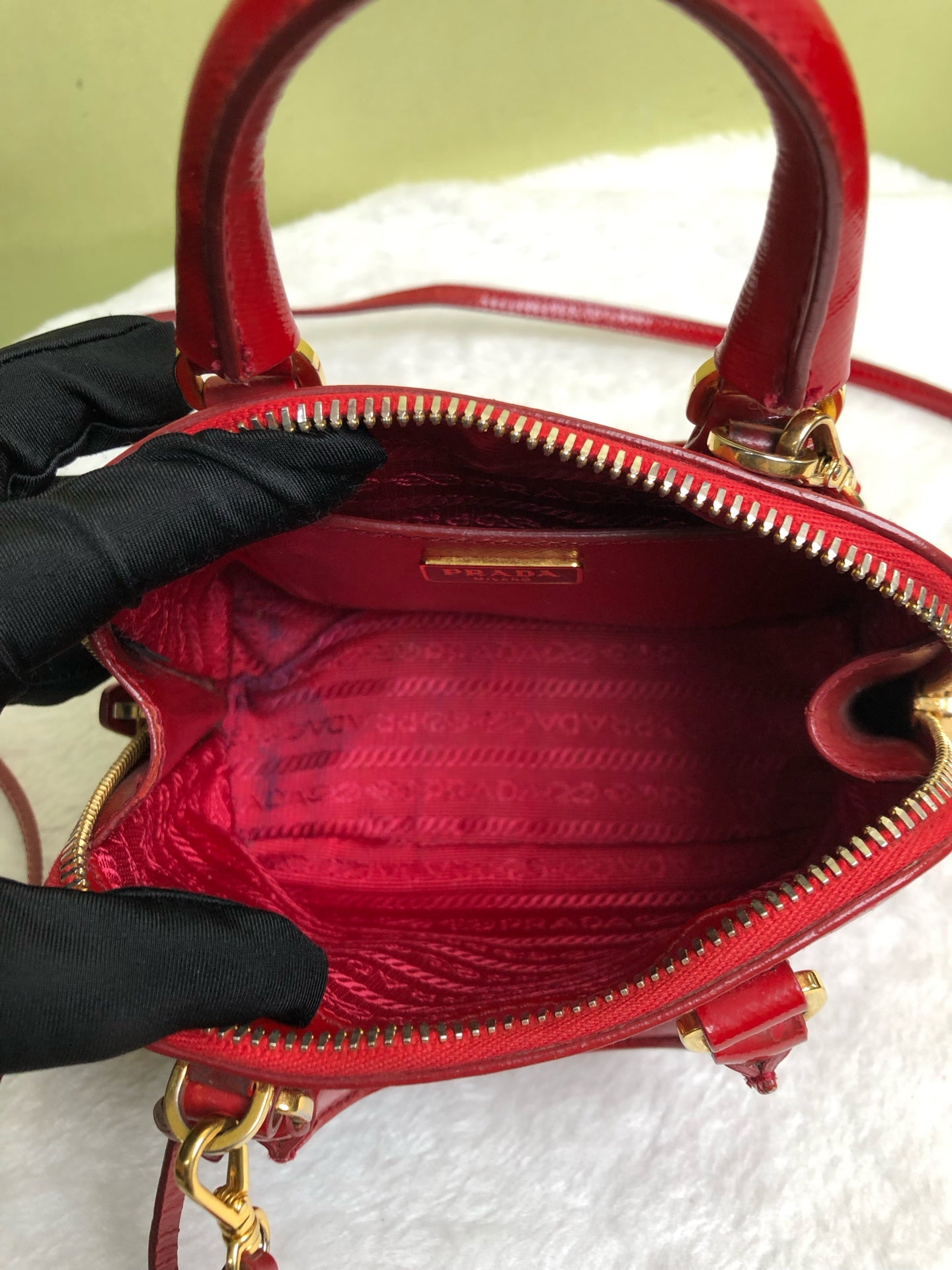 Prada Red Crossbody