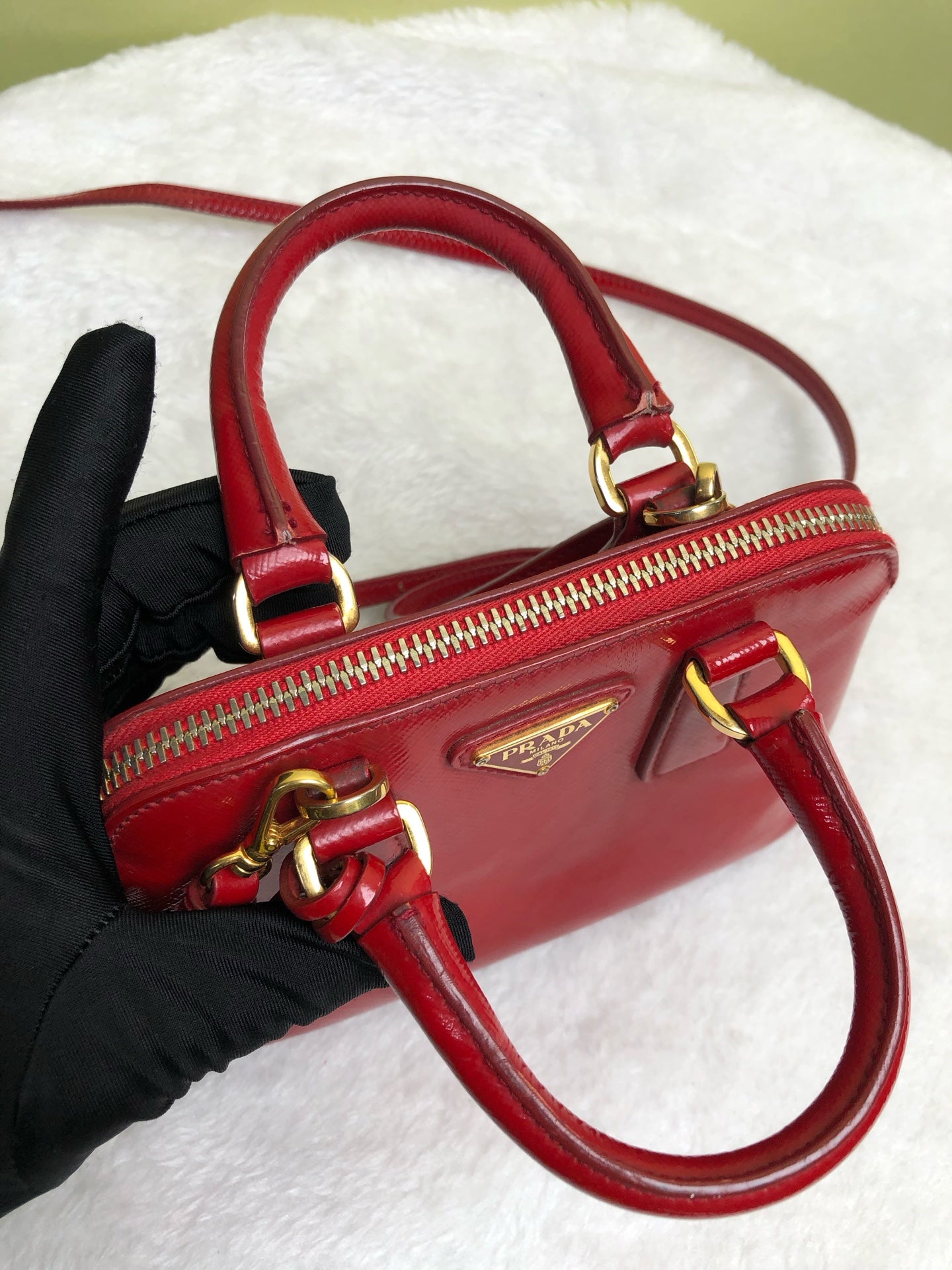 Prada Red Crossbody