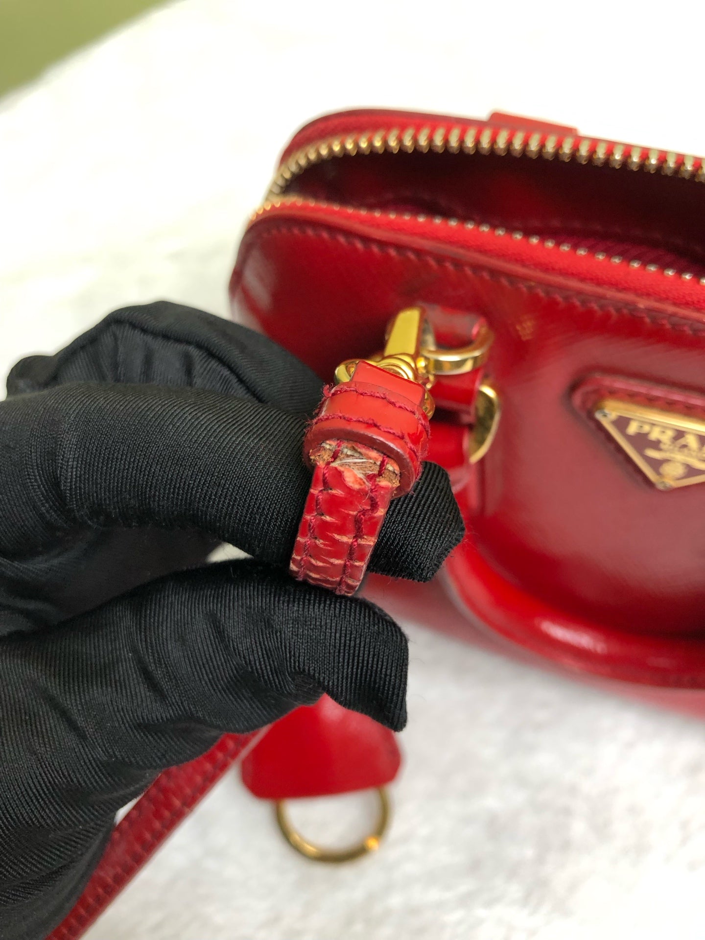 Prada Red Crossbody