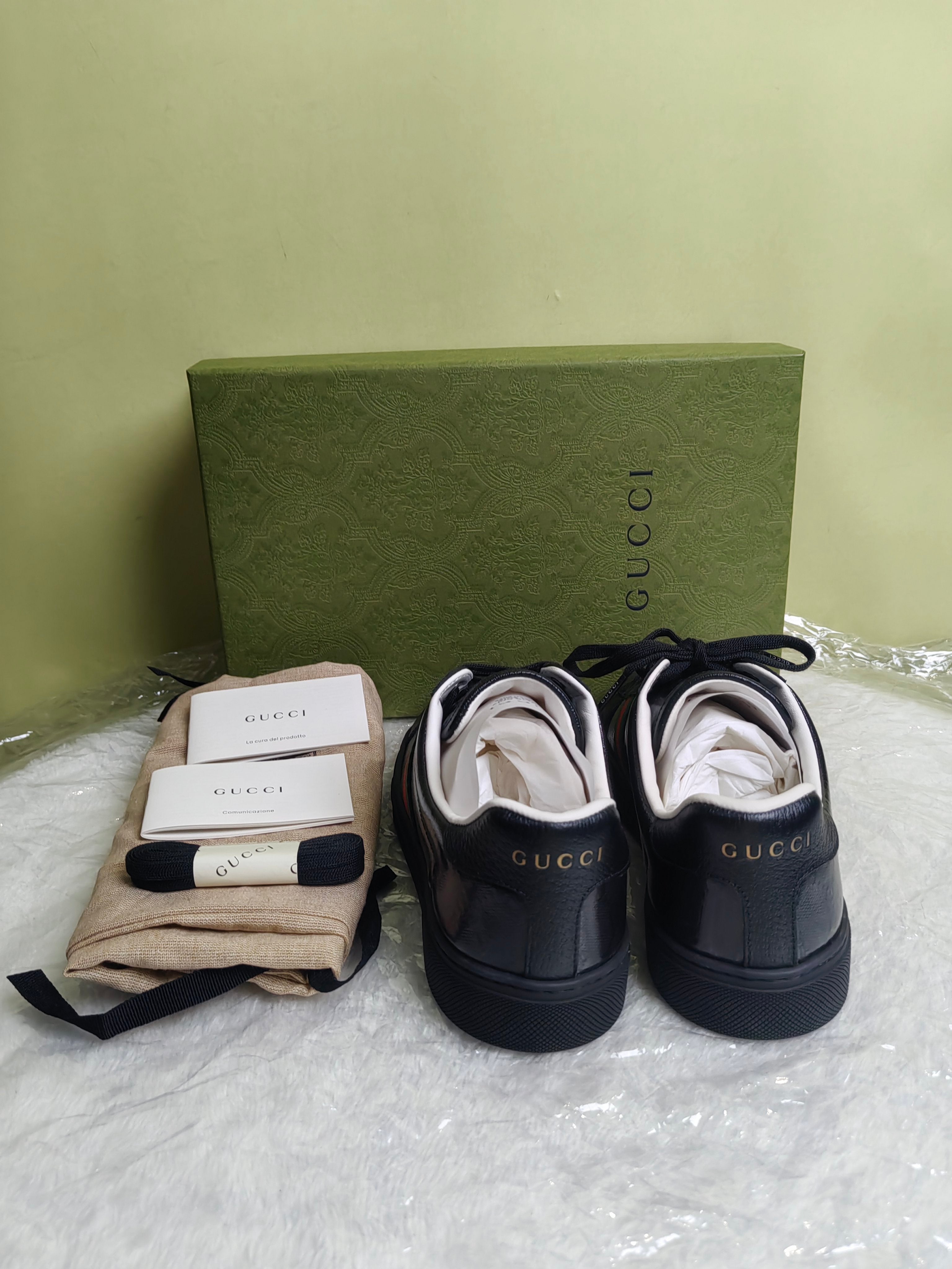 Gucci Black Skate shoes