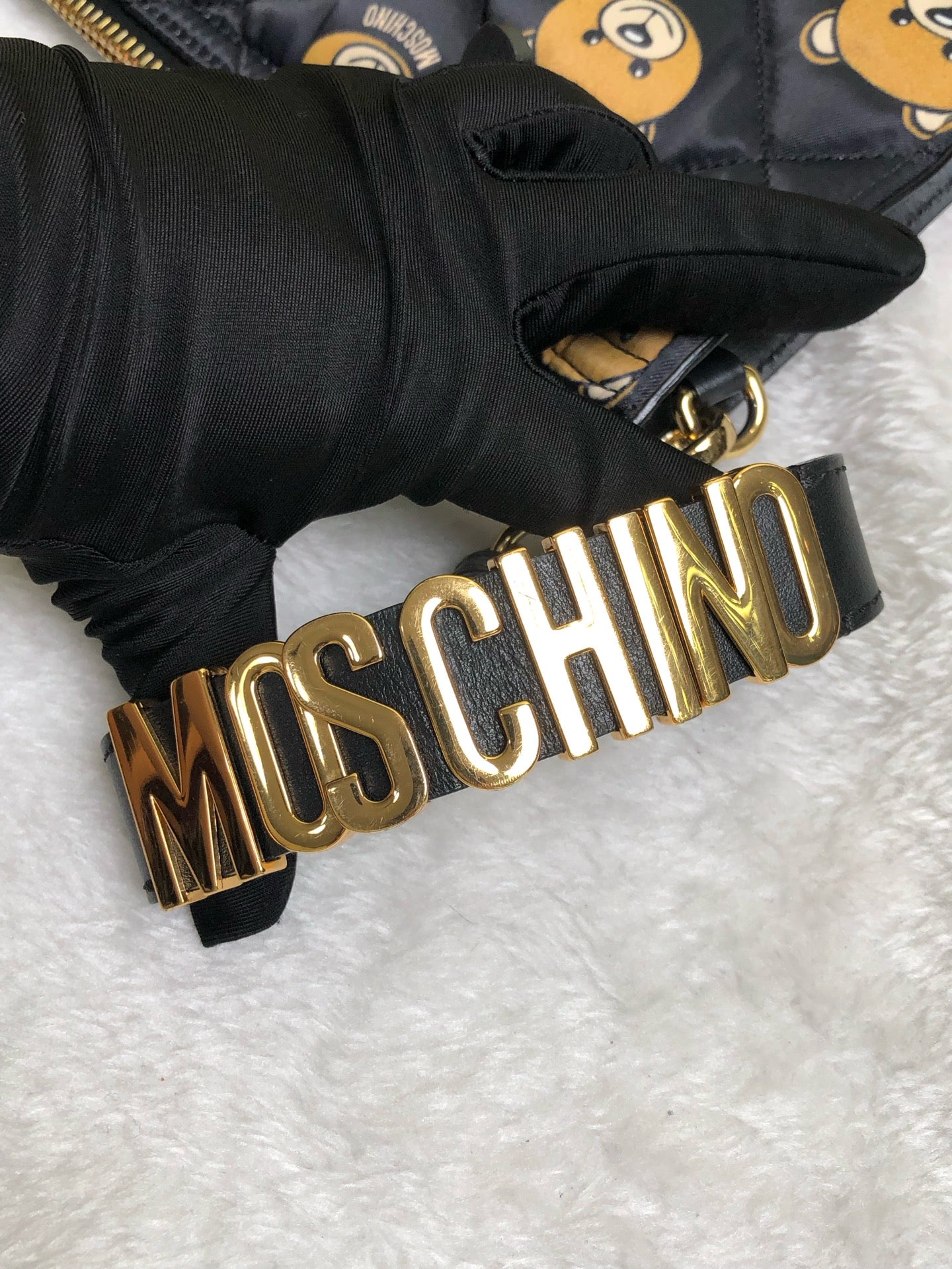 MOSCHINO/莫斯奇诺 Black Clutch