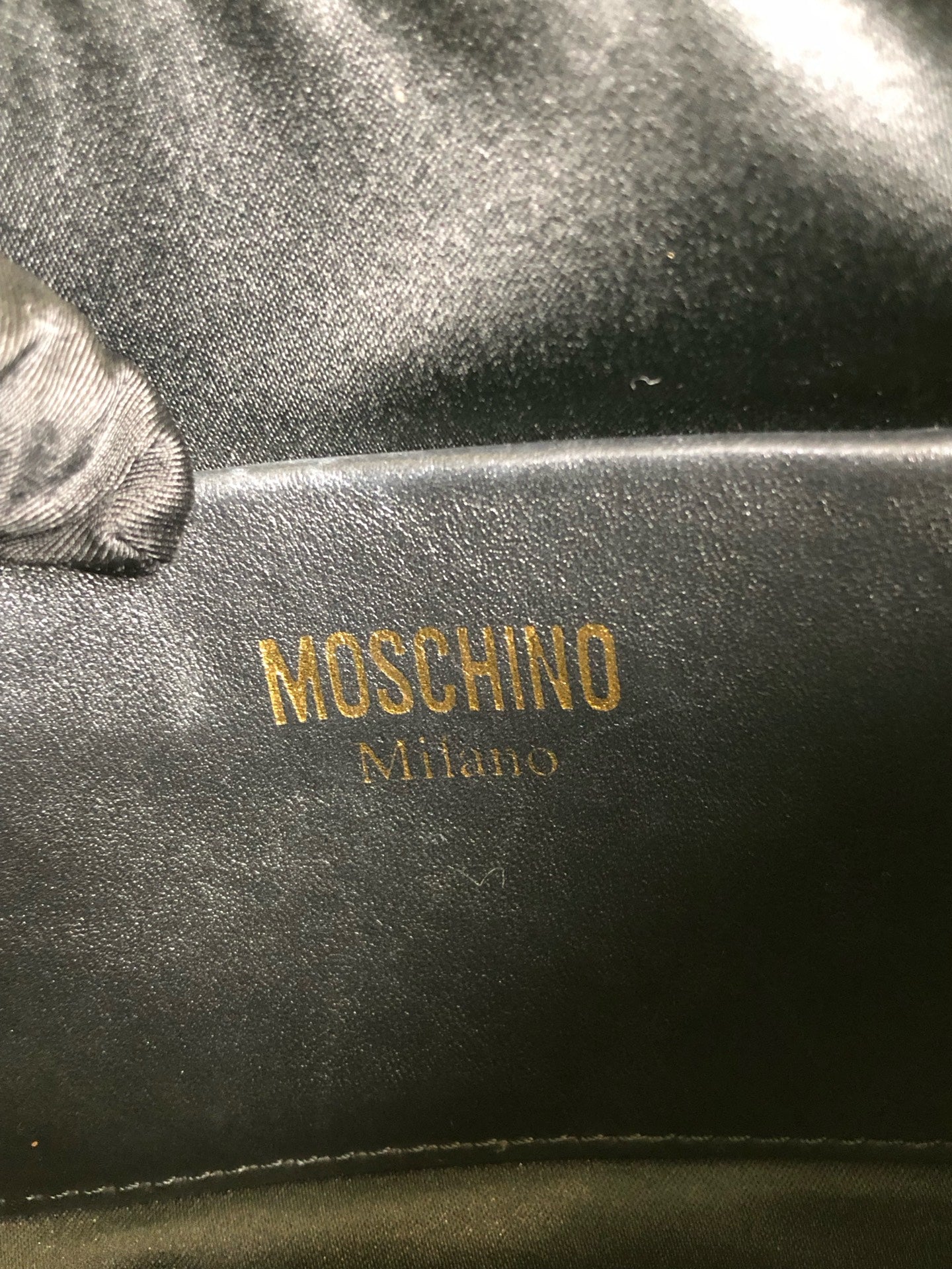 MOSCHINO/莫斯奇诺 Black Clutch