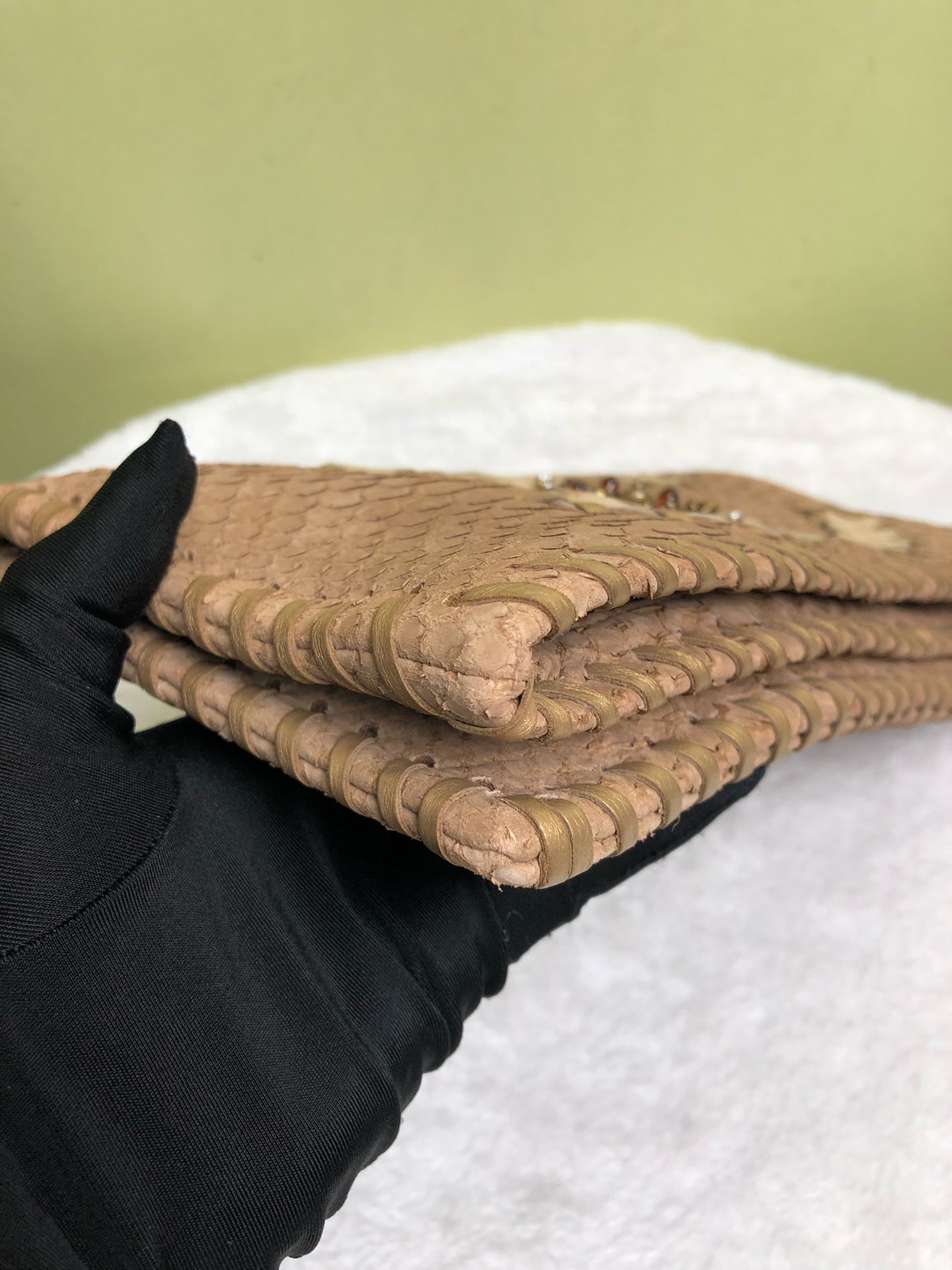 Chanel Beige Clutch