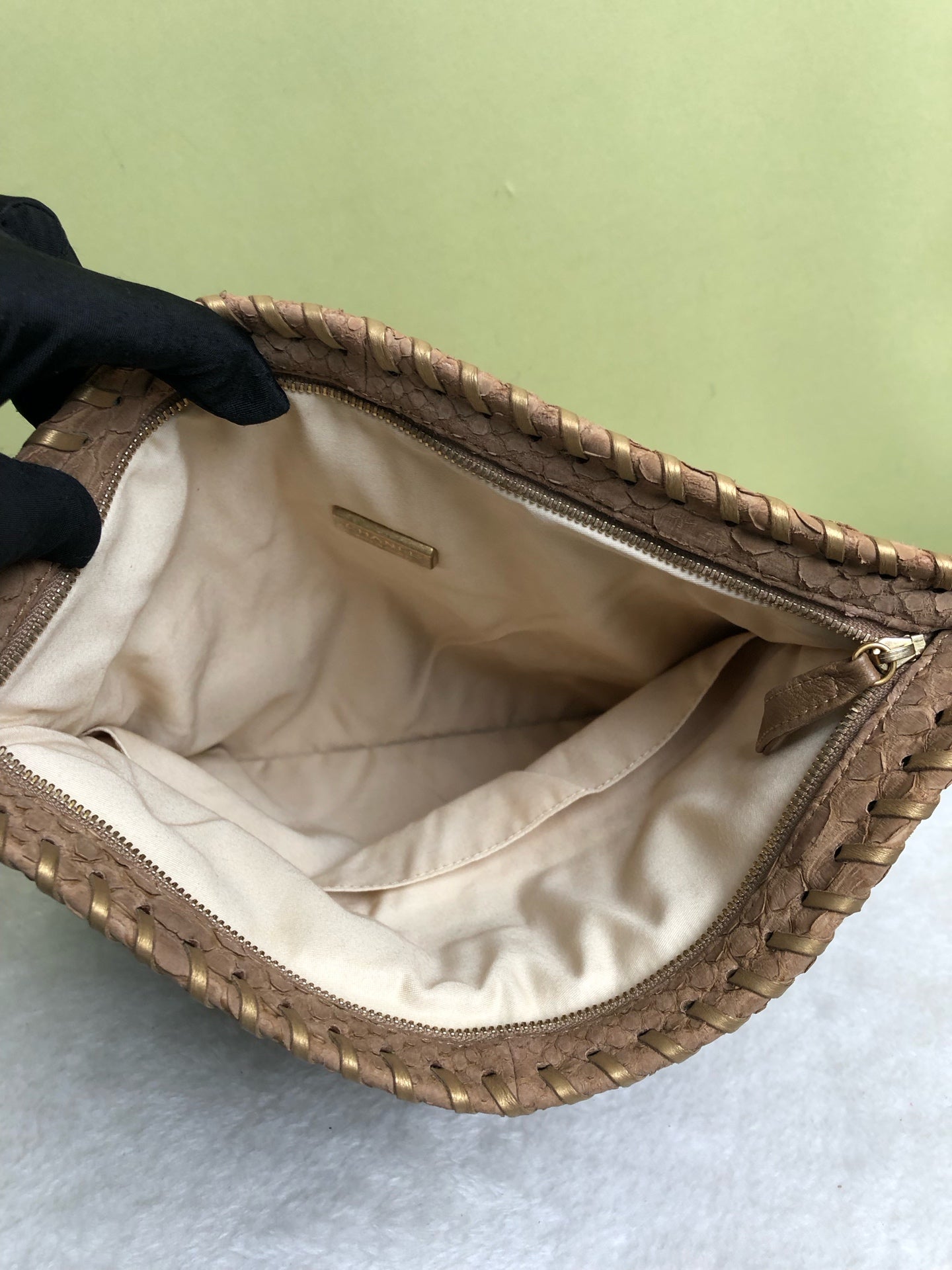Chanel Beige Clutch