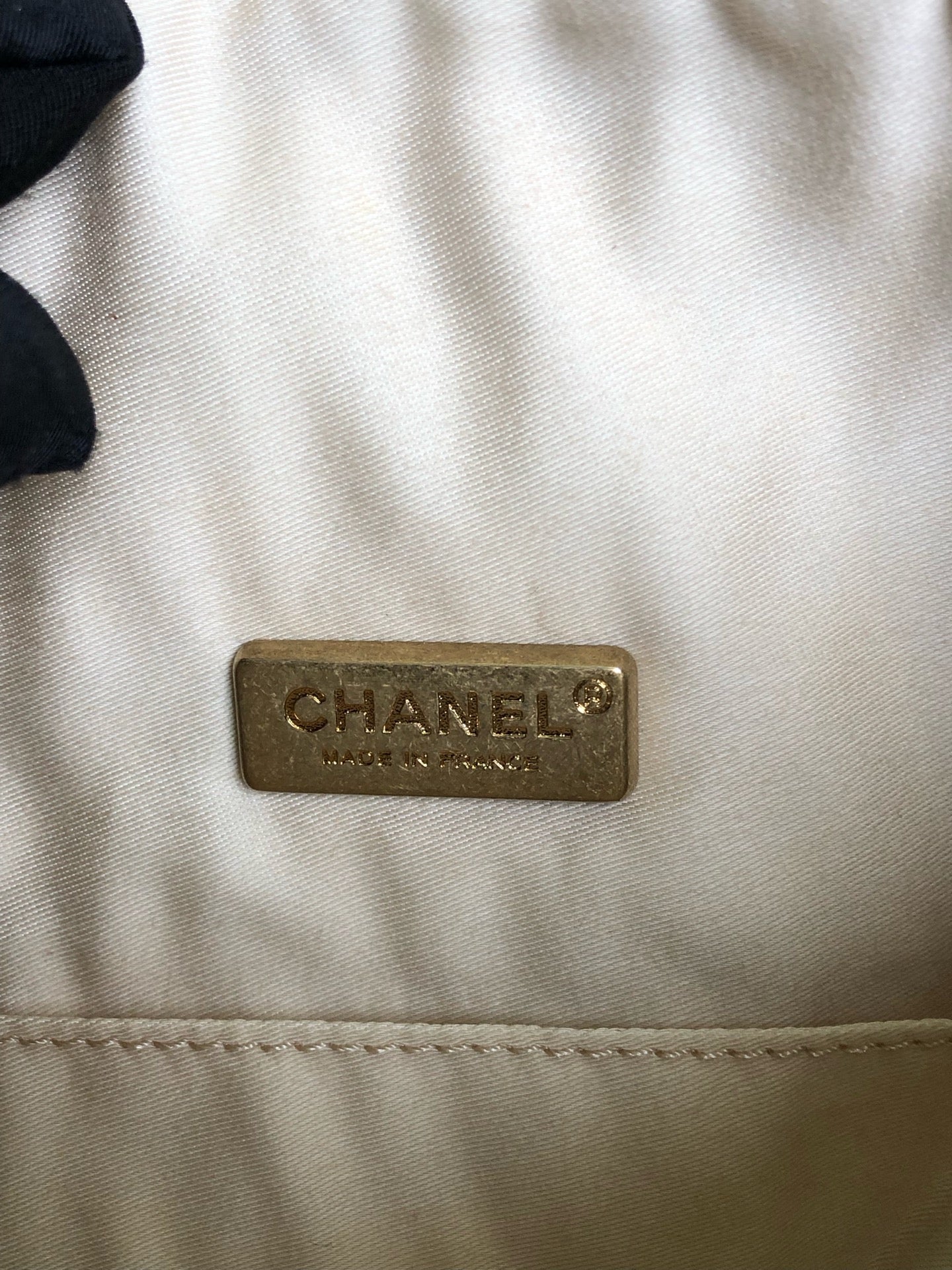 Chanel Beige Clutch