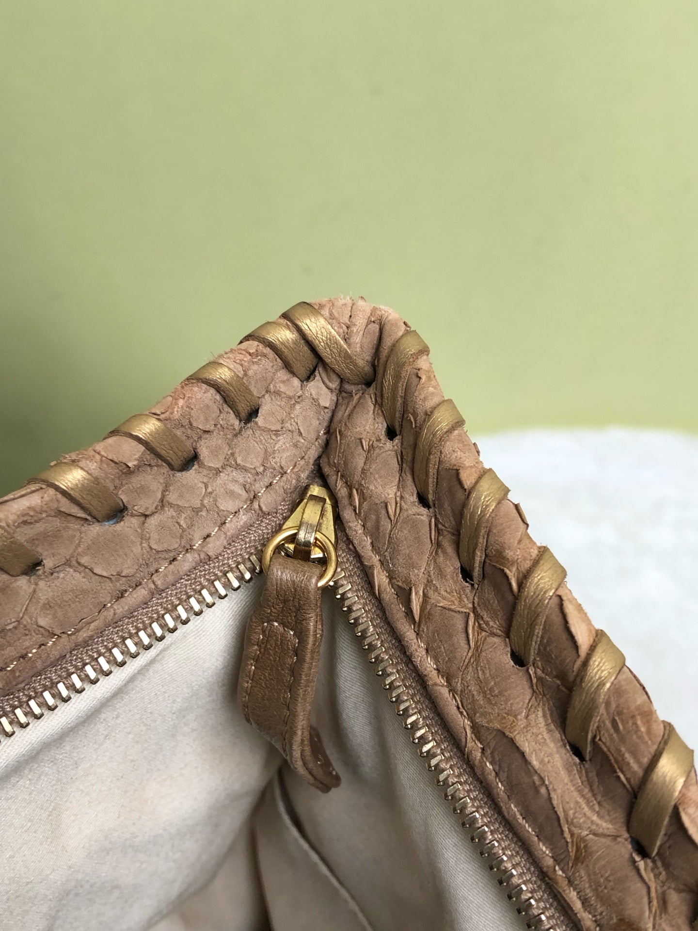 Chanel Beige Clutch