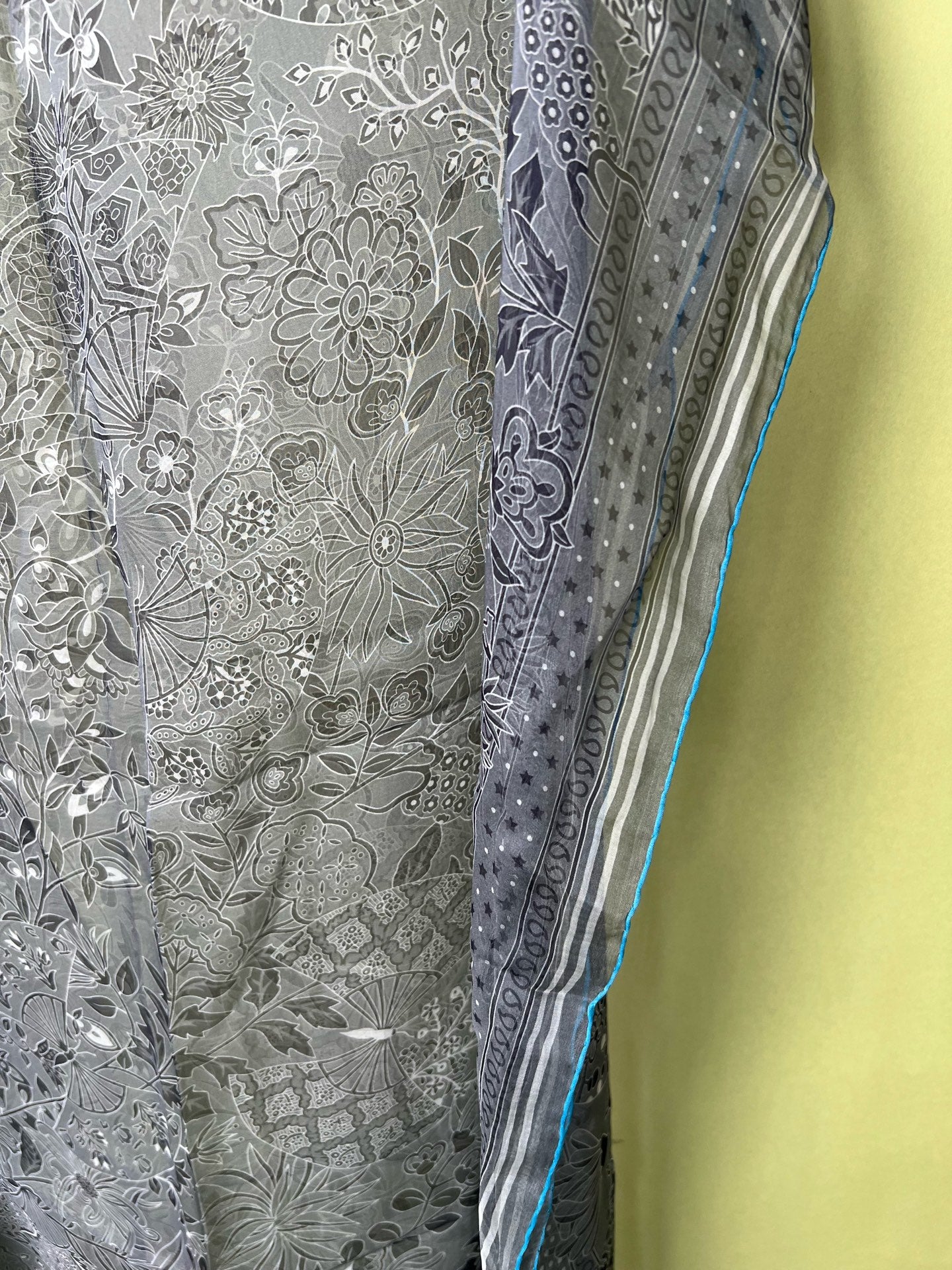 Hermes Gray Cape / Stole