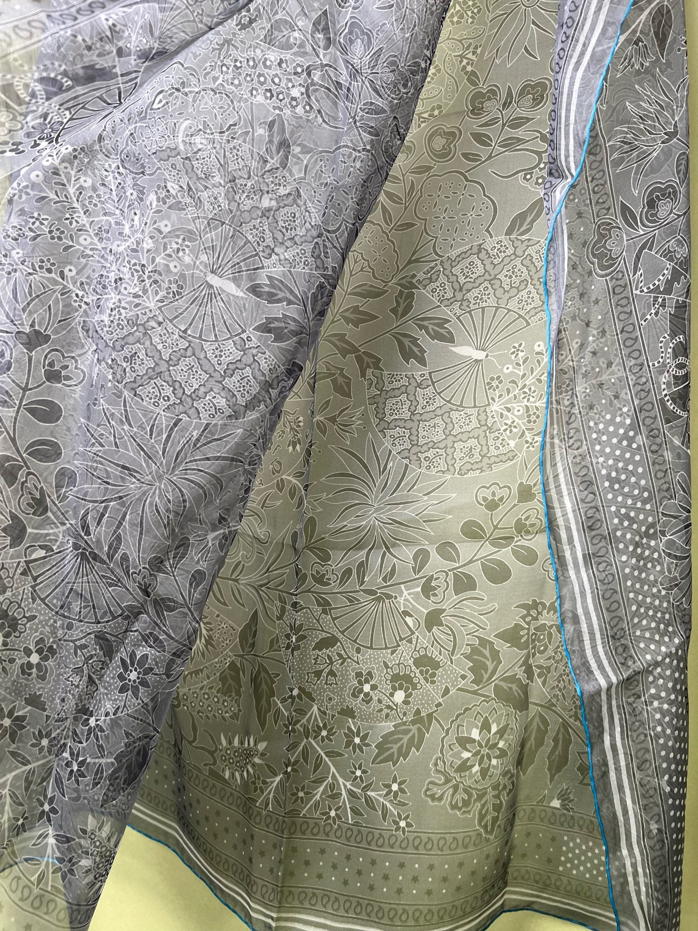Hermes Gray Cape / Stole