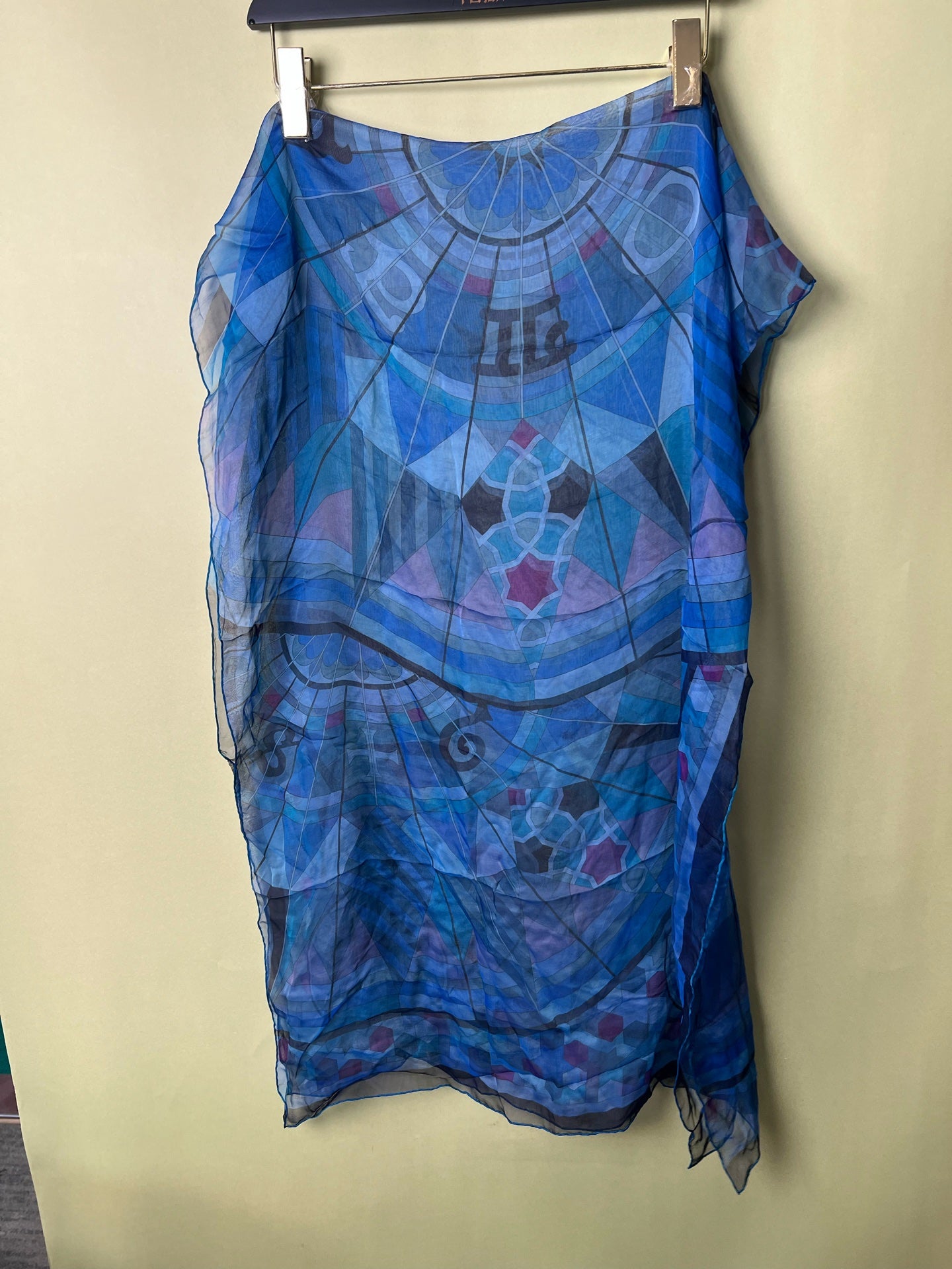 Hermes Blue Cape / Stole