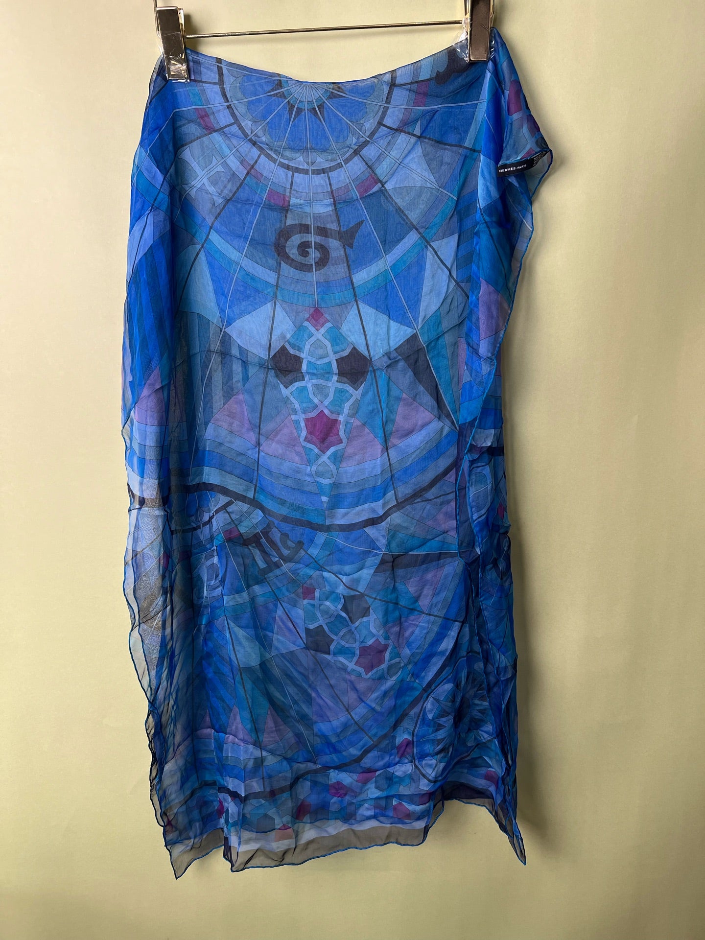 Hermes Blue Cape / Stole