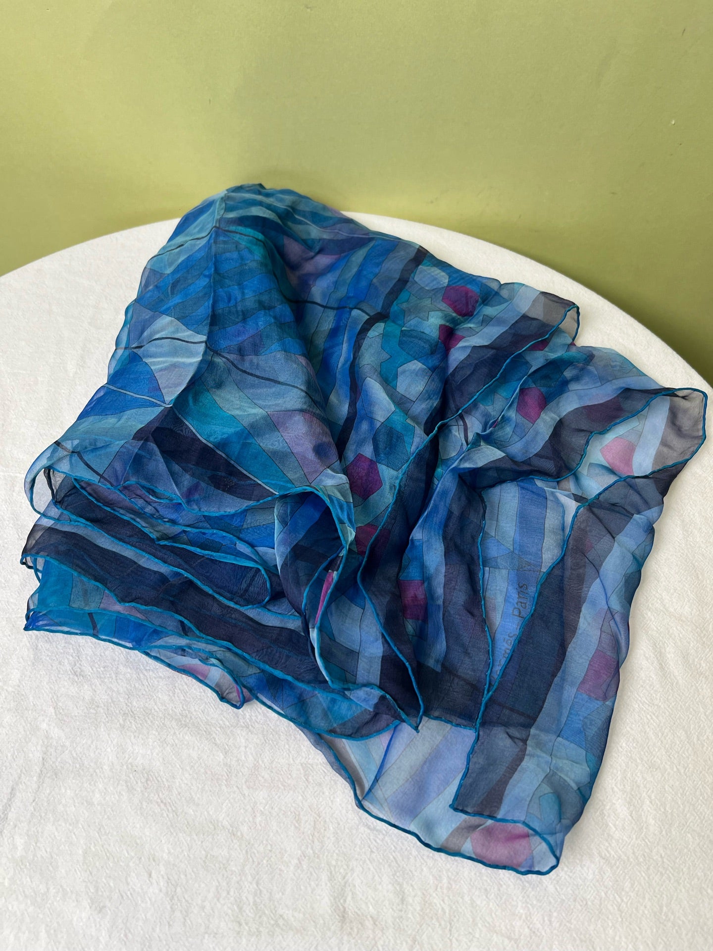 Hermes Blue Cape / Stole