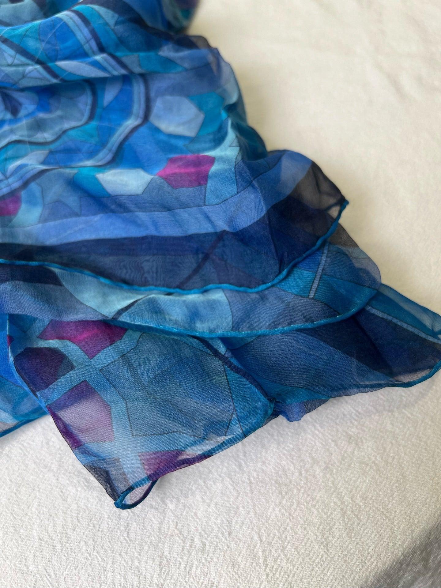 Hermes Blue Cape / Stole