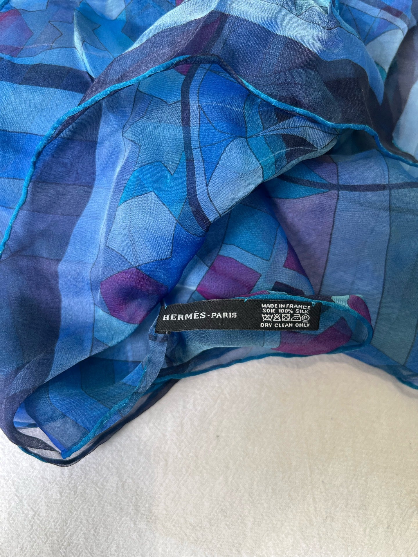 Hermes Blue Cape / Stole
