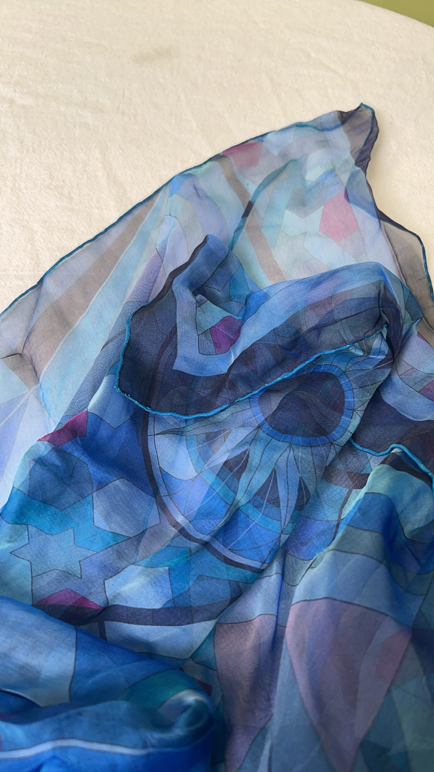 Hermes Blue Cape / Stole