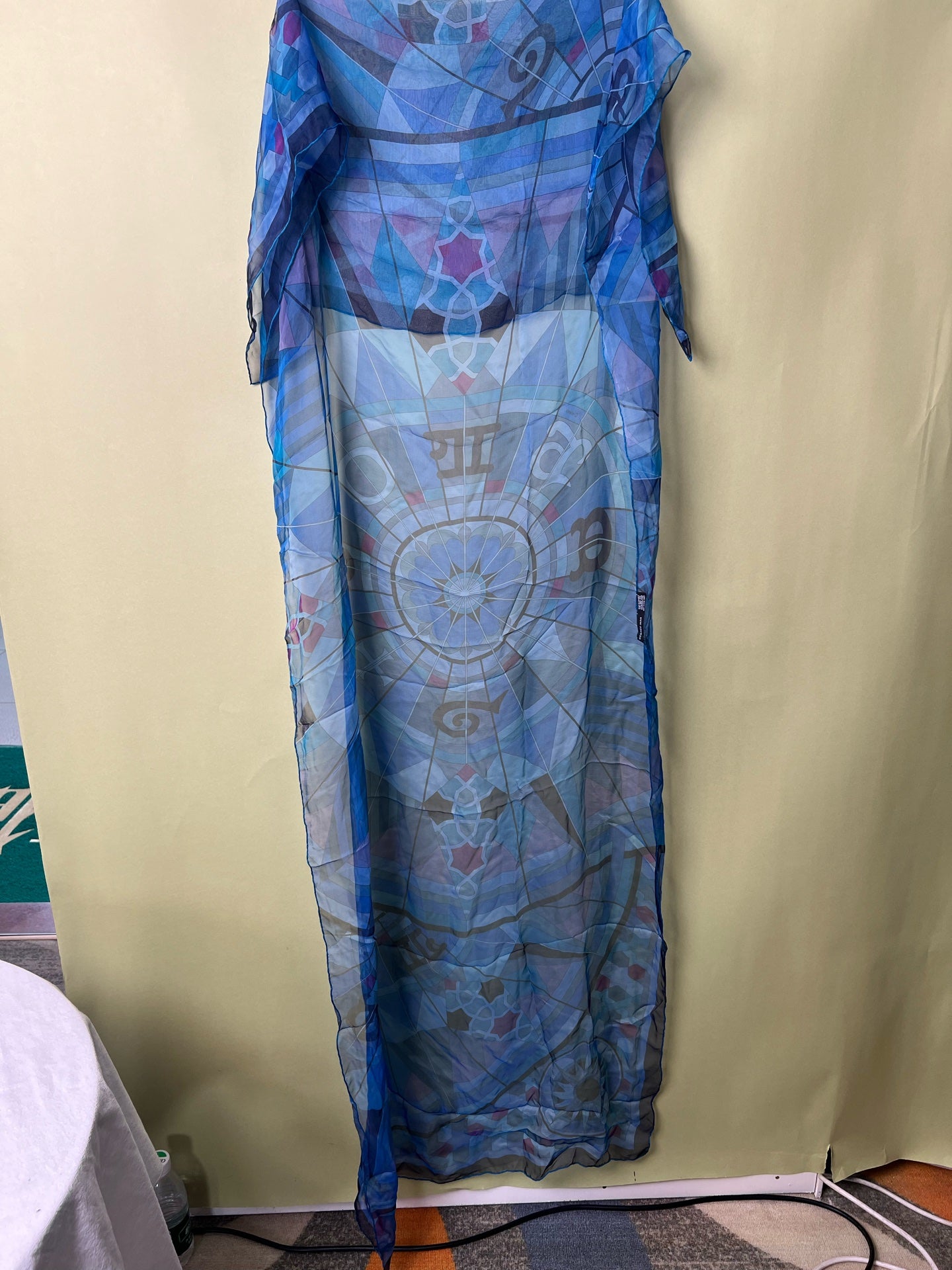Hermes Blue Cape / Stole
