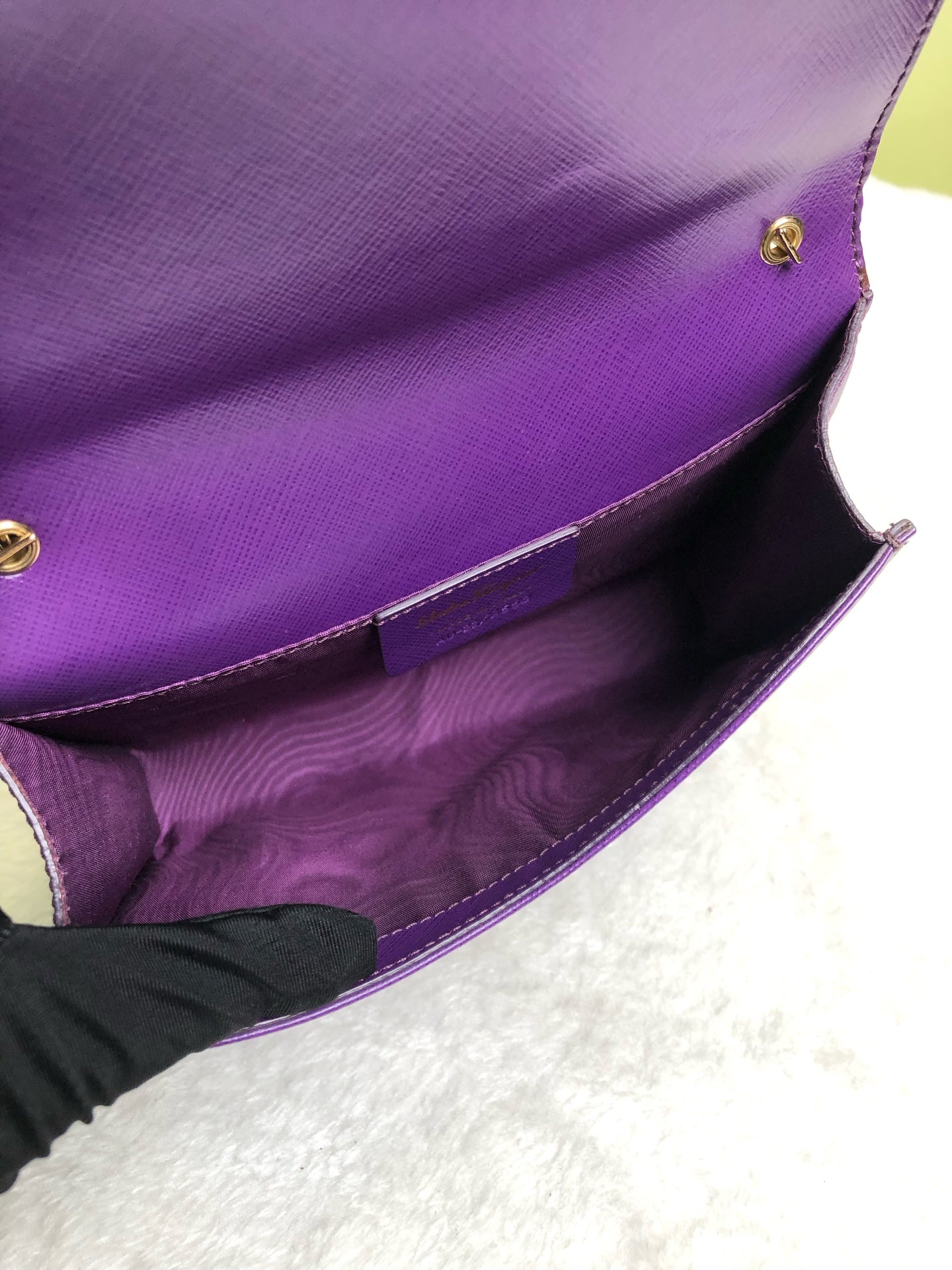 Salvatore Ferragamo Purple Crossbody