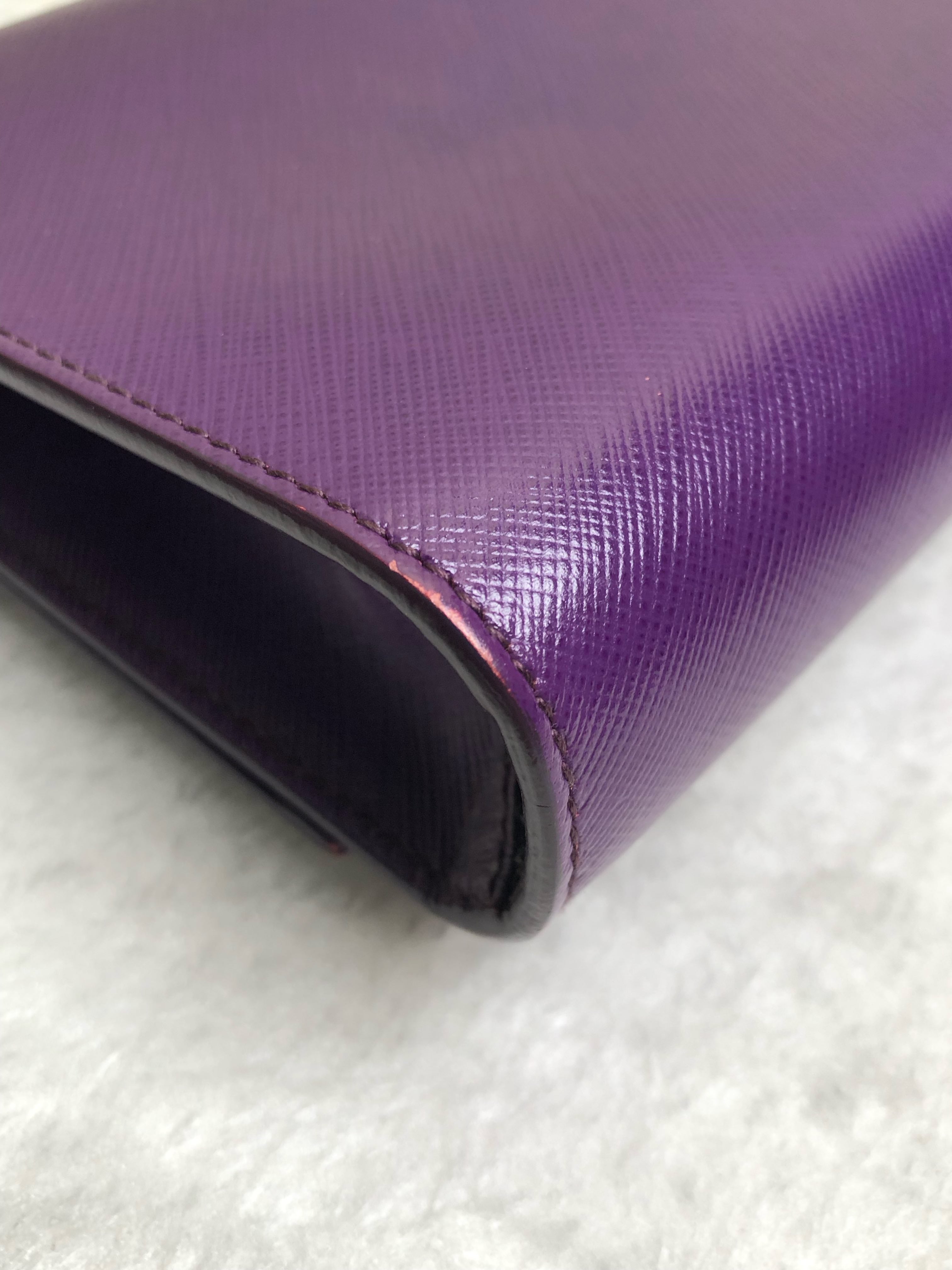 Salvatore Ferragamo Purple Crossbody
