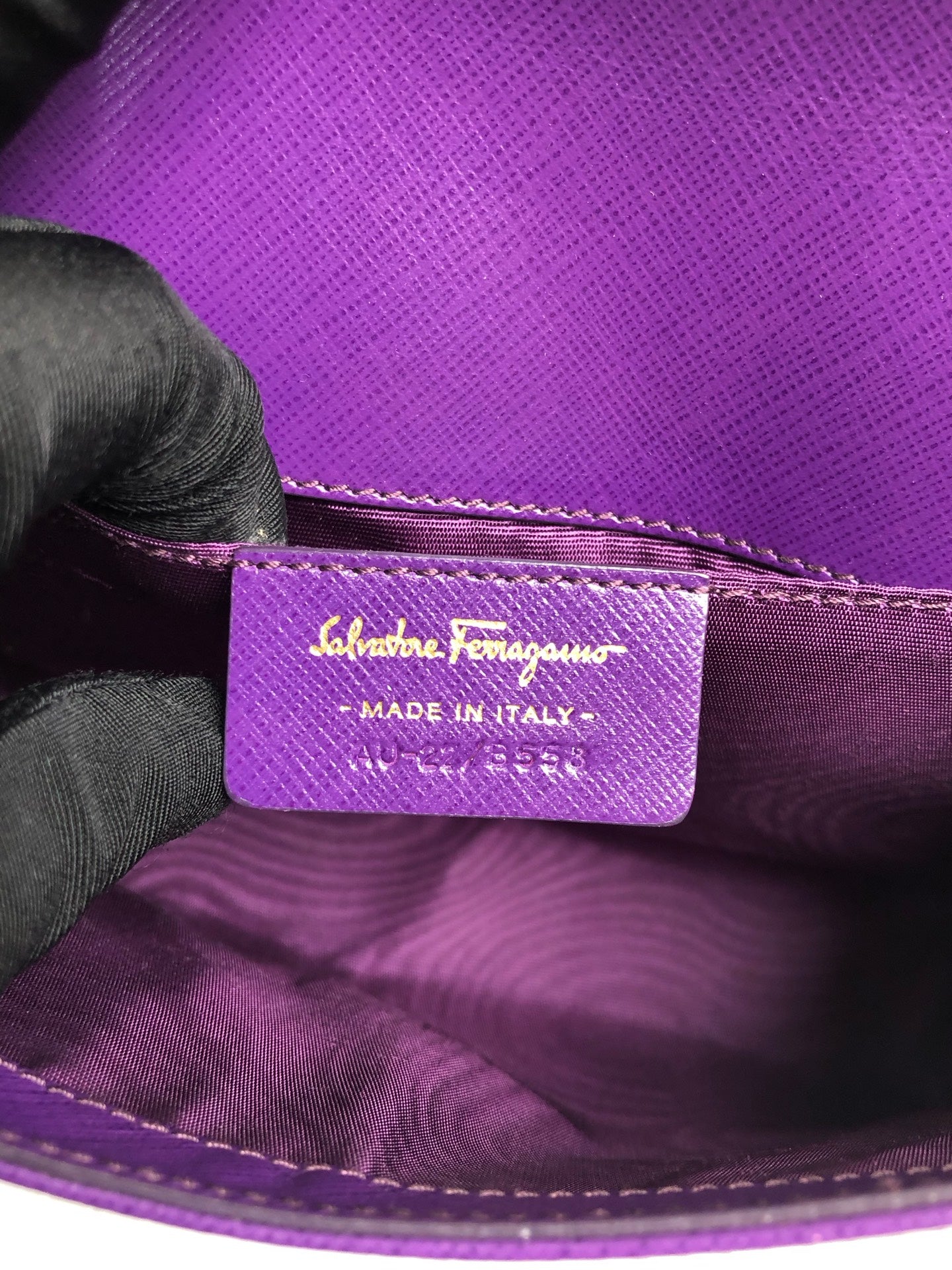 Salvatore Ferragamo Purple Crossbody