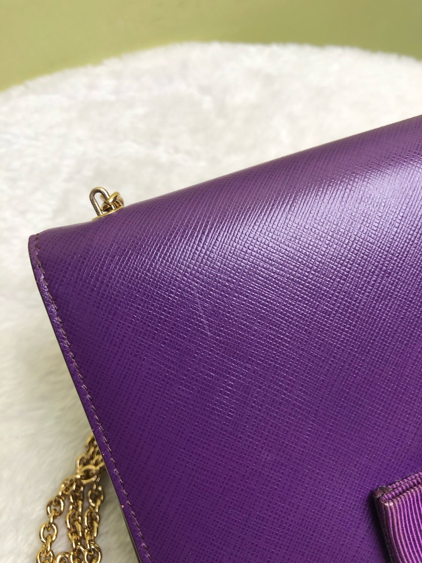 Salvatore Ferragamo Purple Crossbody