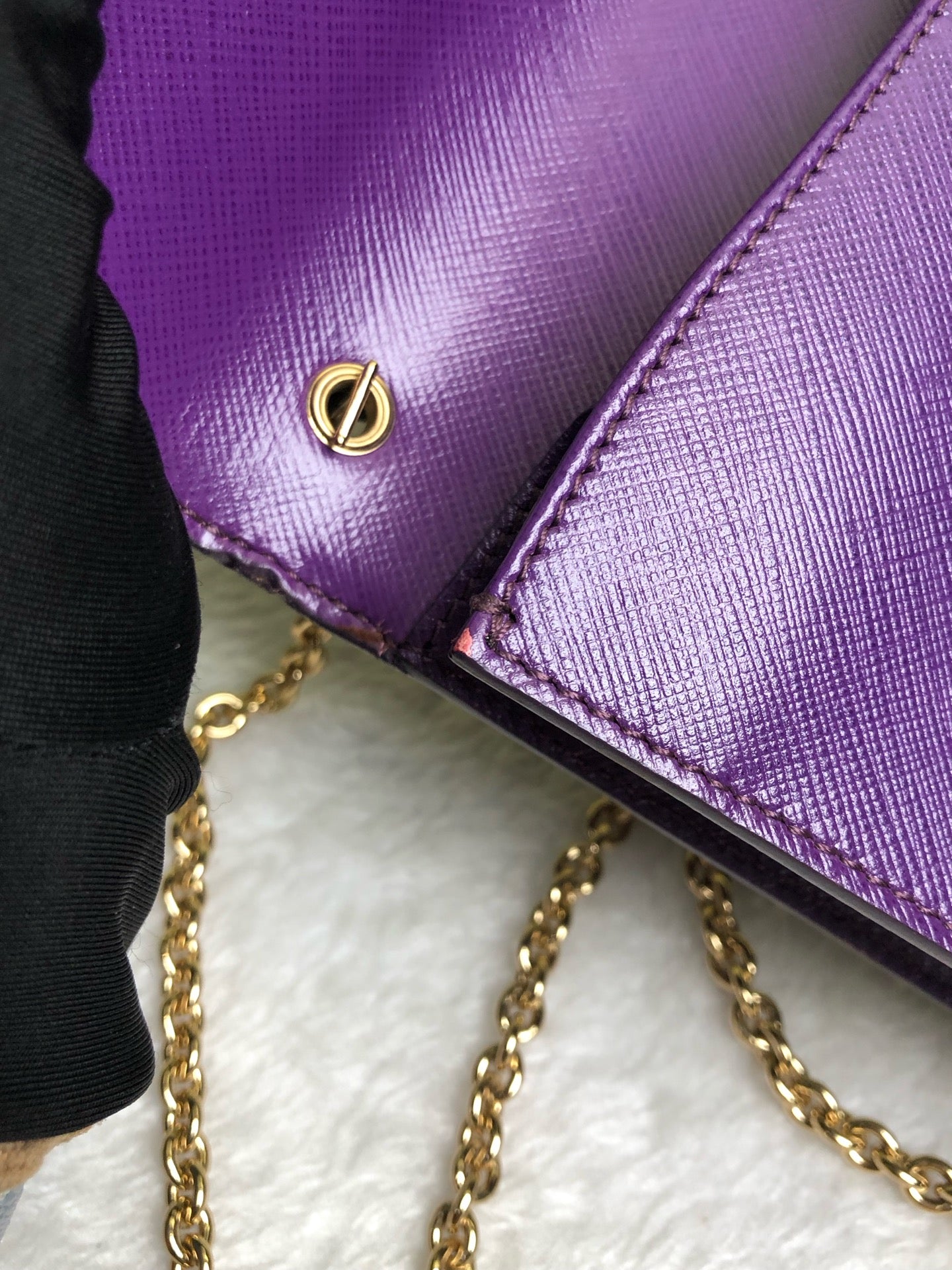 Salvatore Ferragamo Purple Crossbody