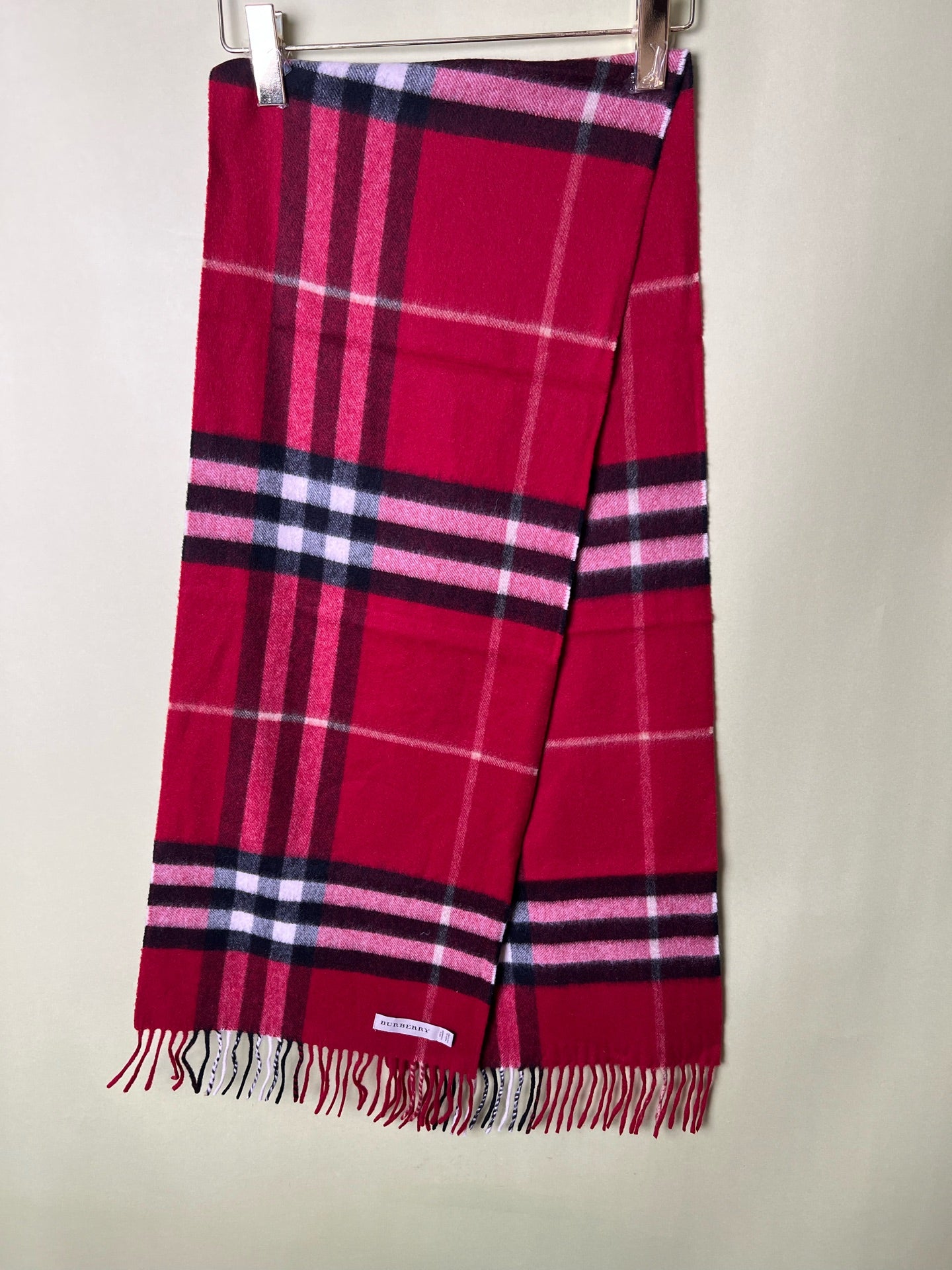 Burberry Red Scarf