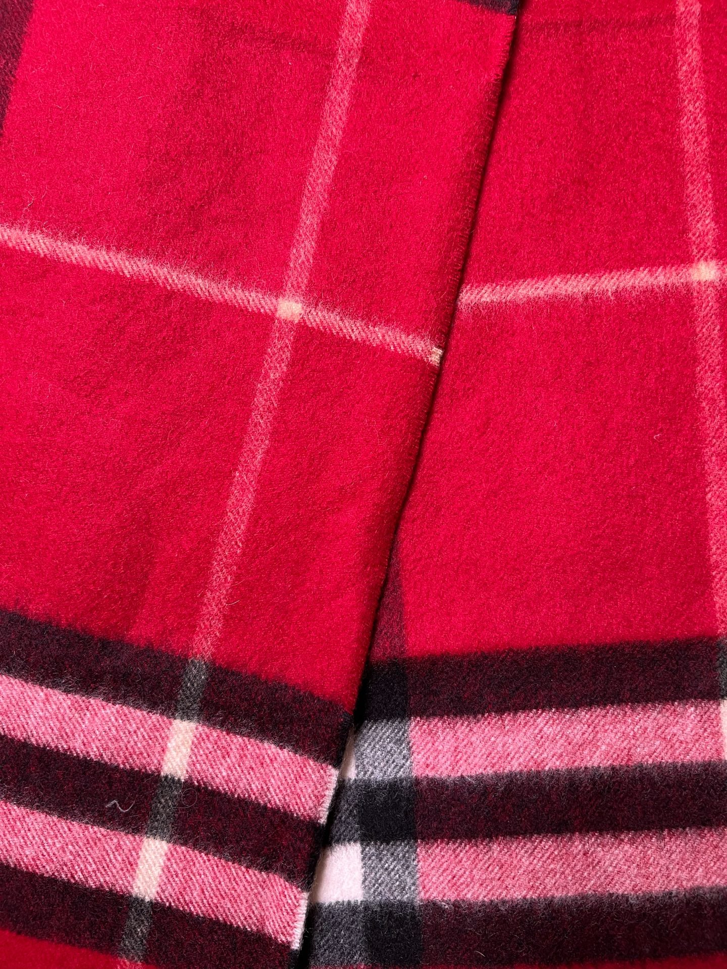 Burberry Red Scarf