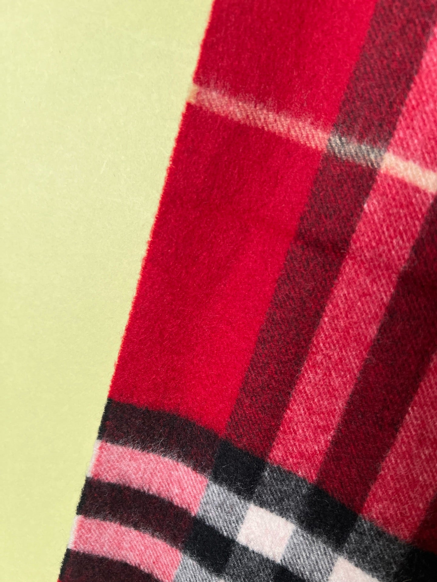 Burberry Red Scarf