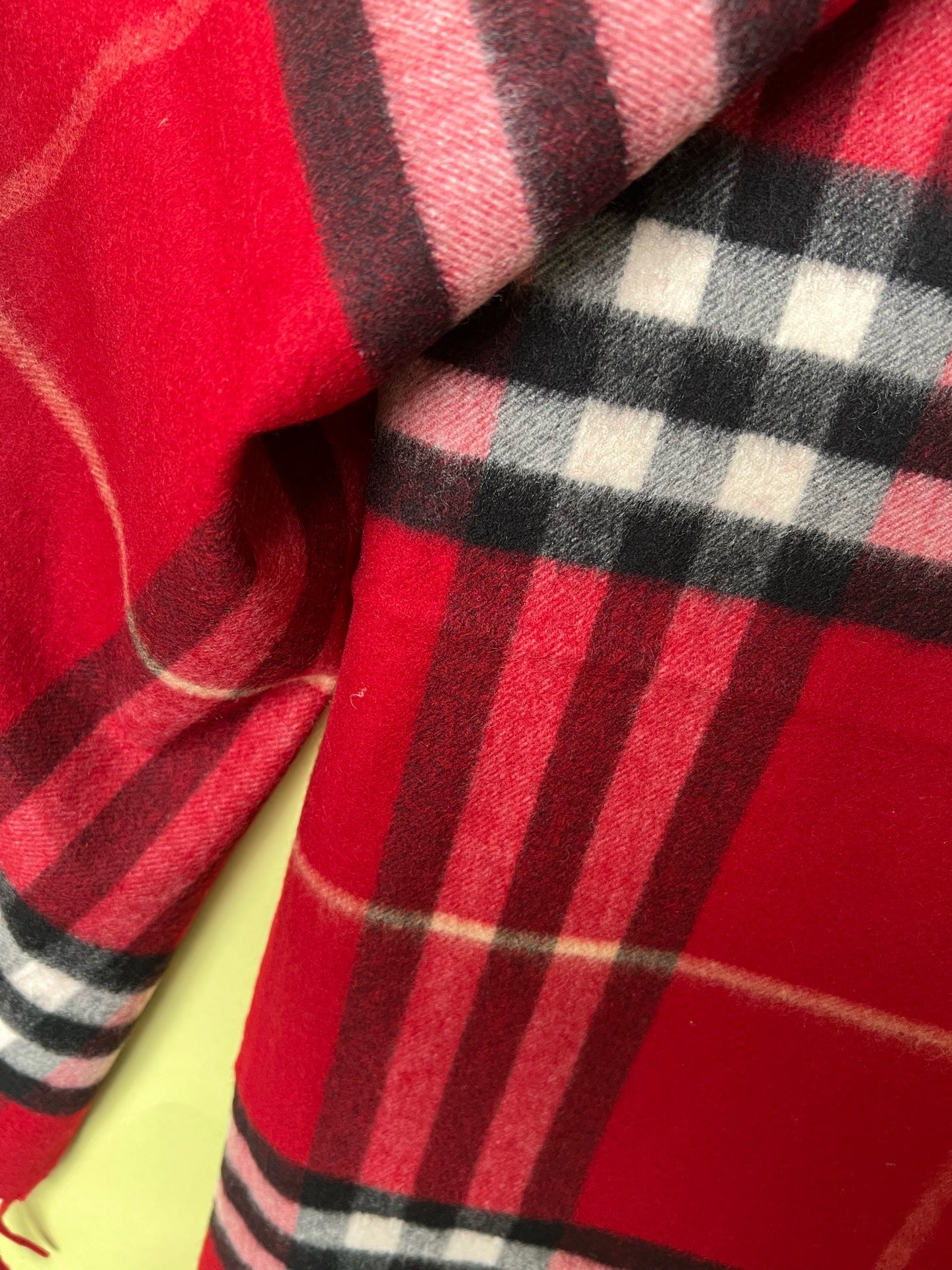 Burberry Red Scarf