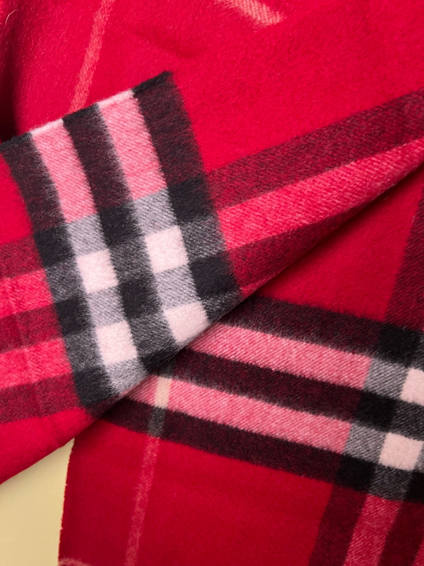 Burberry Red Scarf