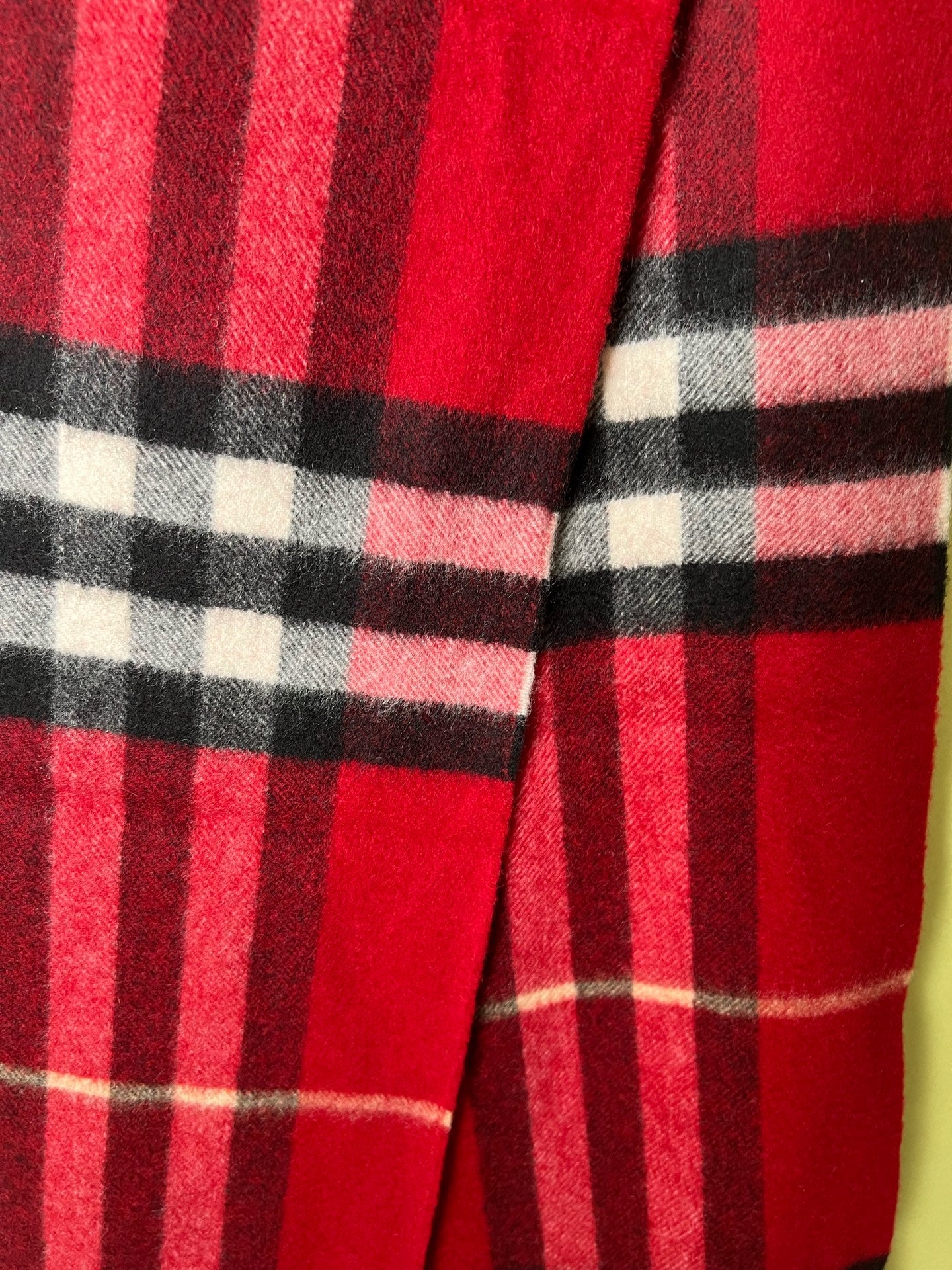 Burberry Red Scarf