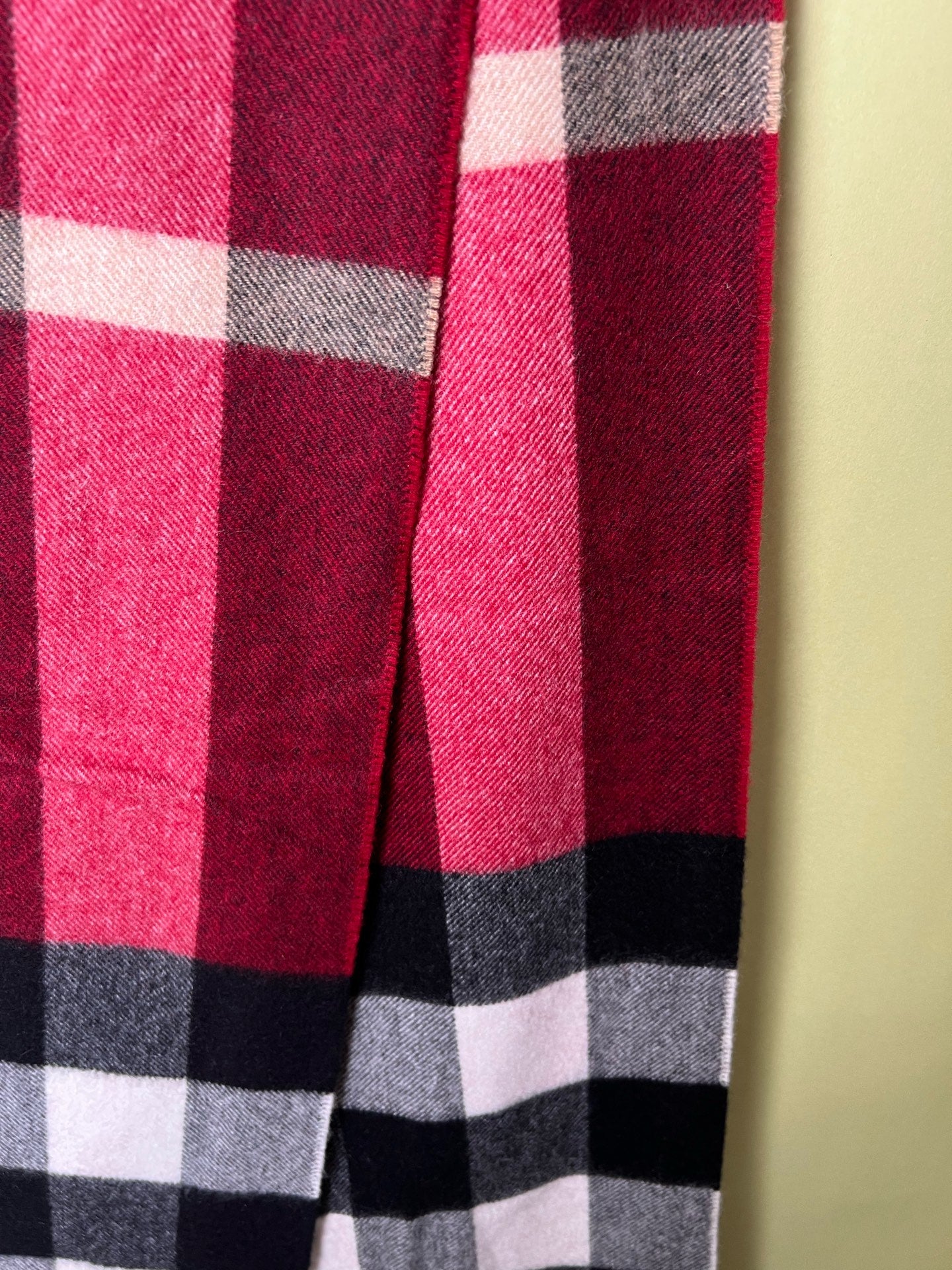 Burberry Red Scarf