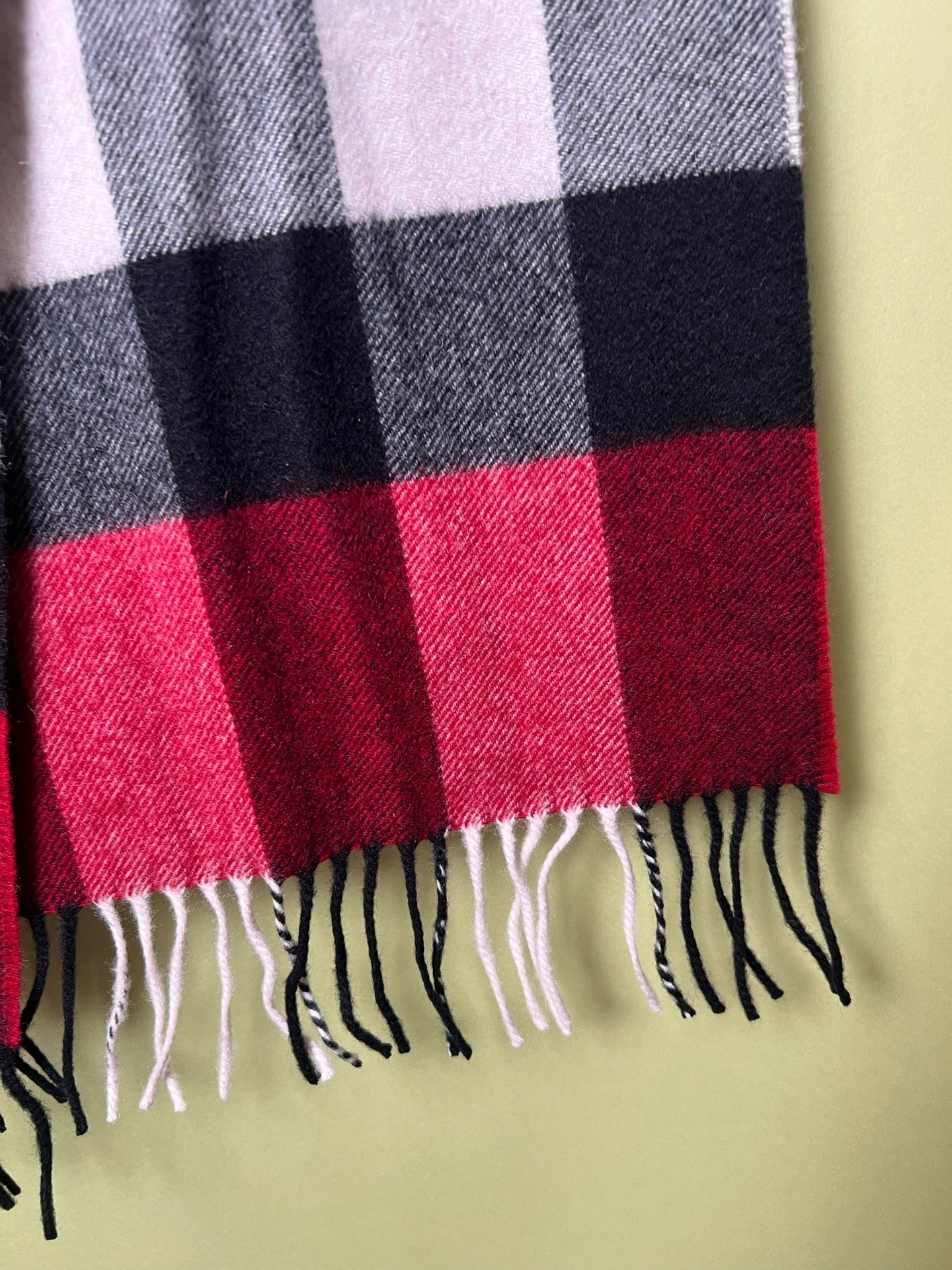 Burberry Red Scarf