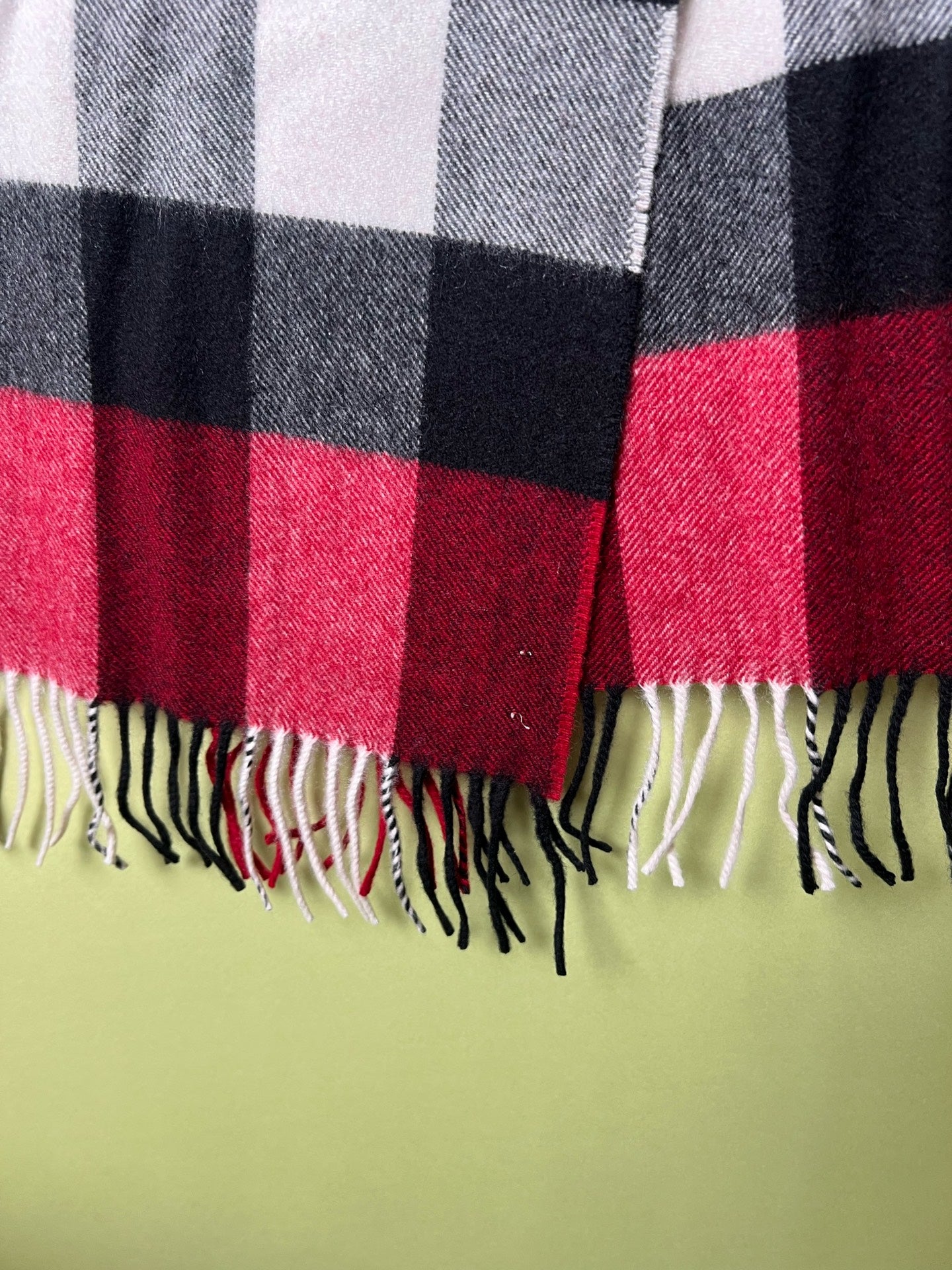 Burberry Red Scarf