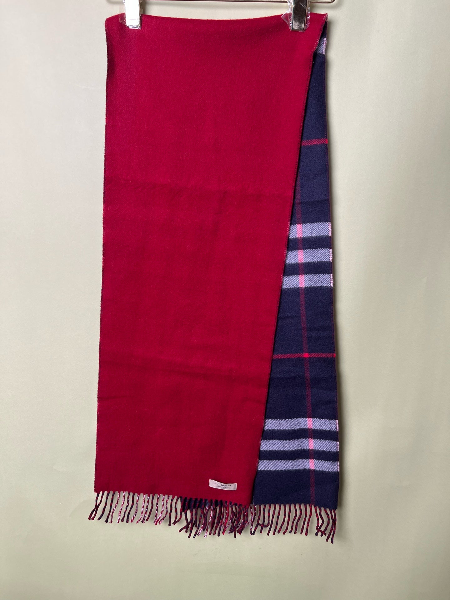 Burberry Red Scarf
