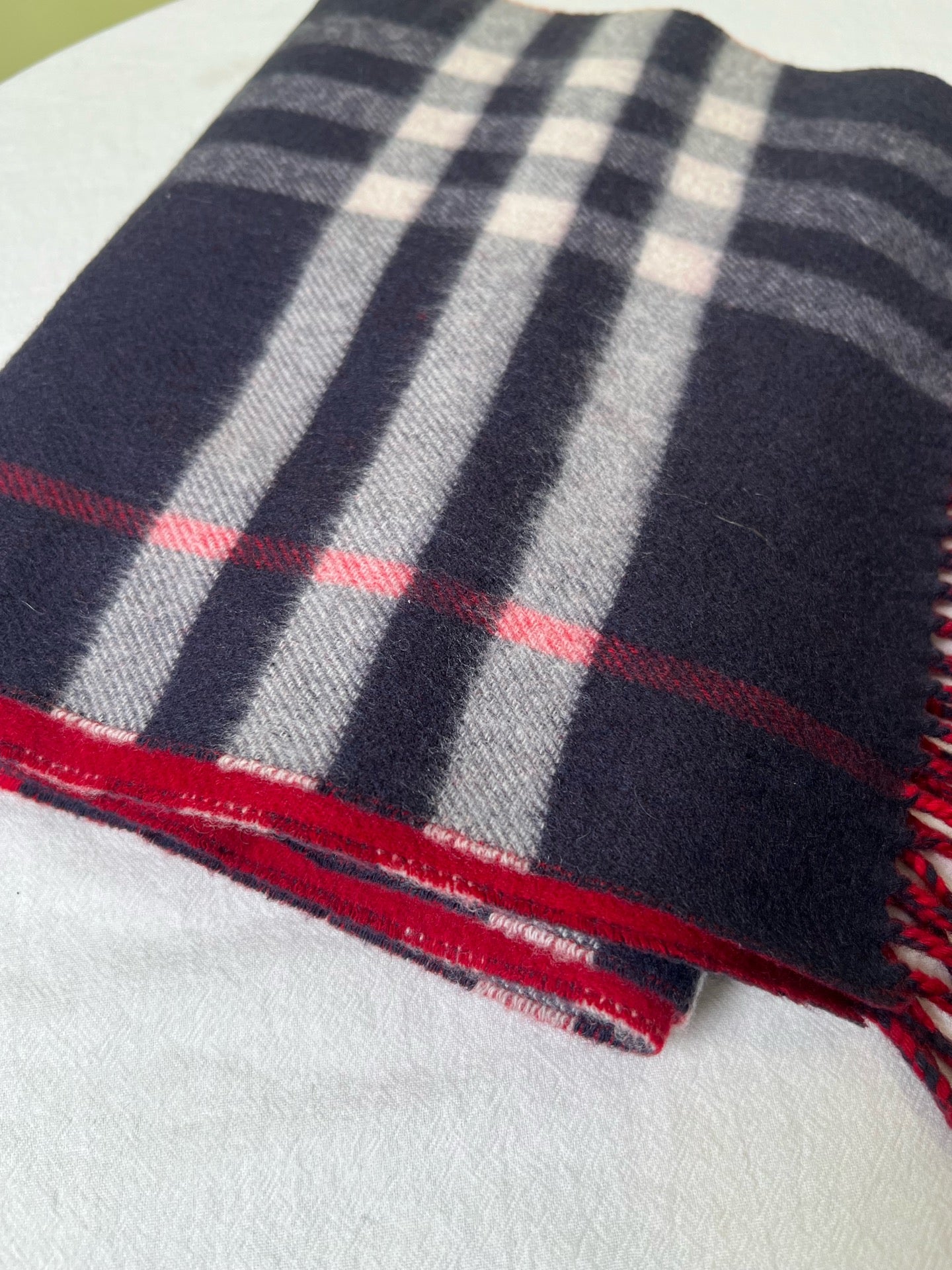 Burberry Red Scarf