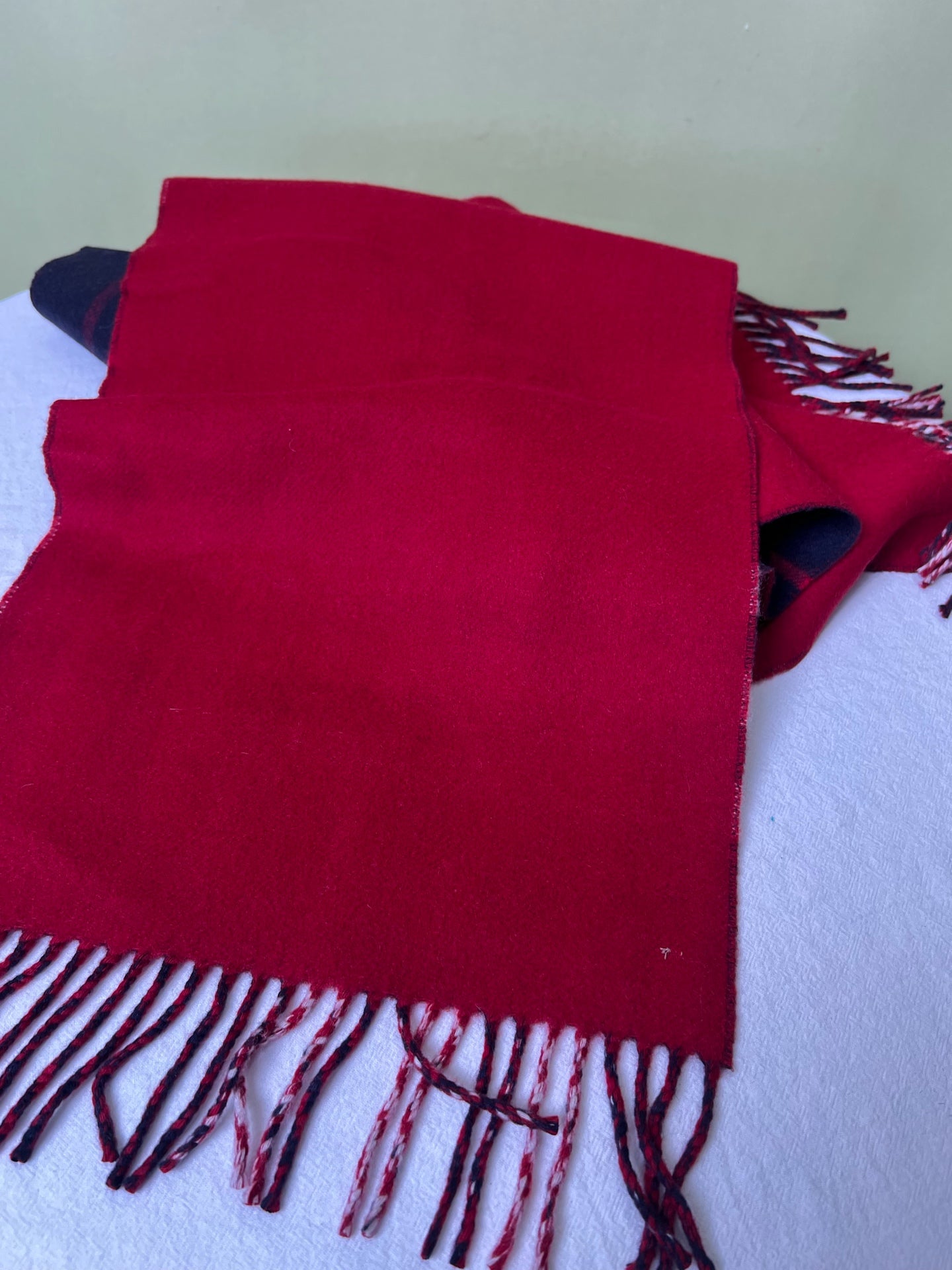 Burberry Red Scarf