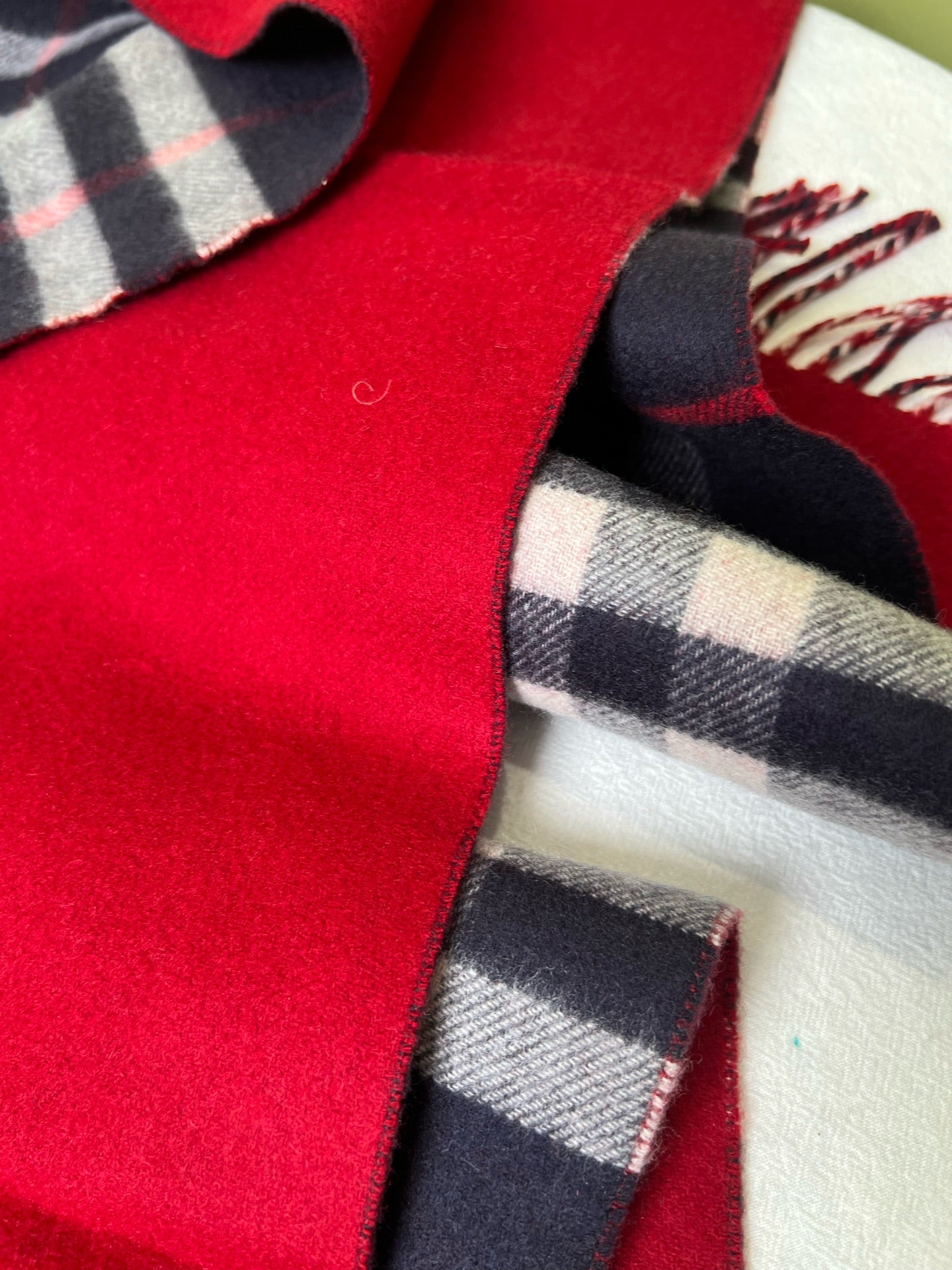 Burberry Red Scarf