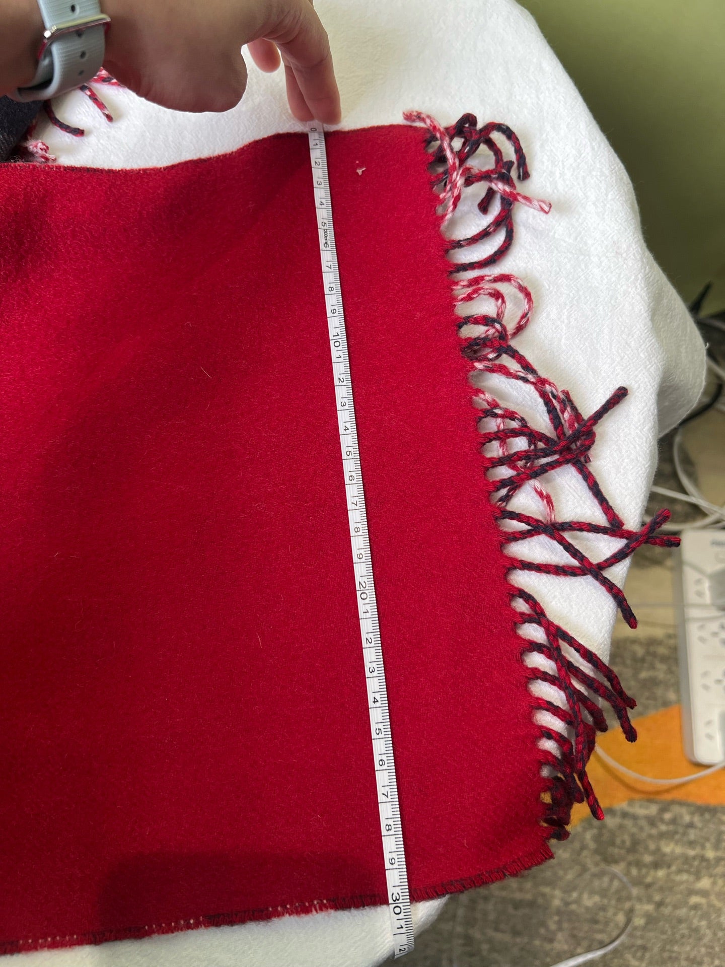 Burberry Red Scarf