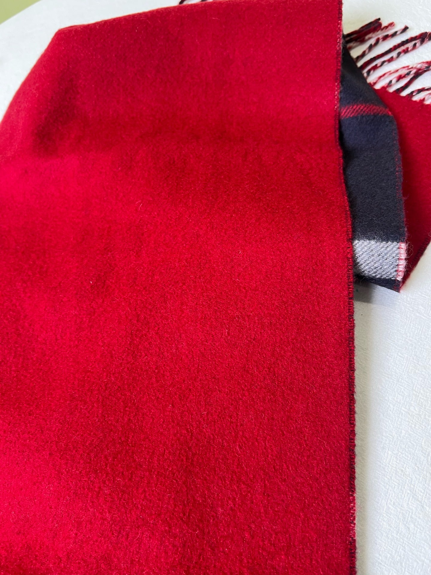 Burberry Red Scarf