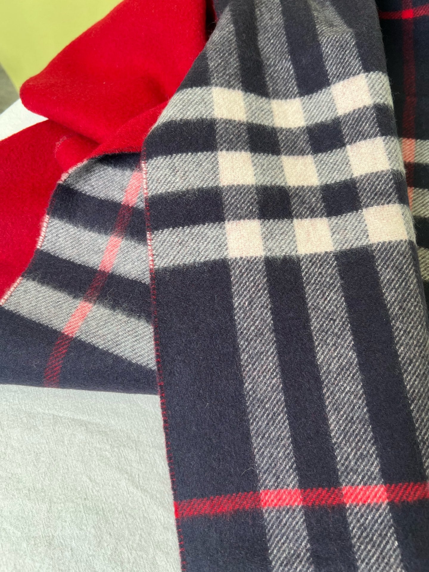 Burberry Red Scarf