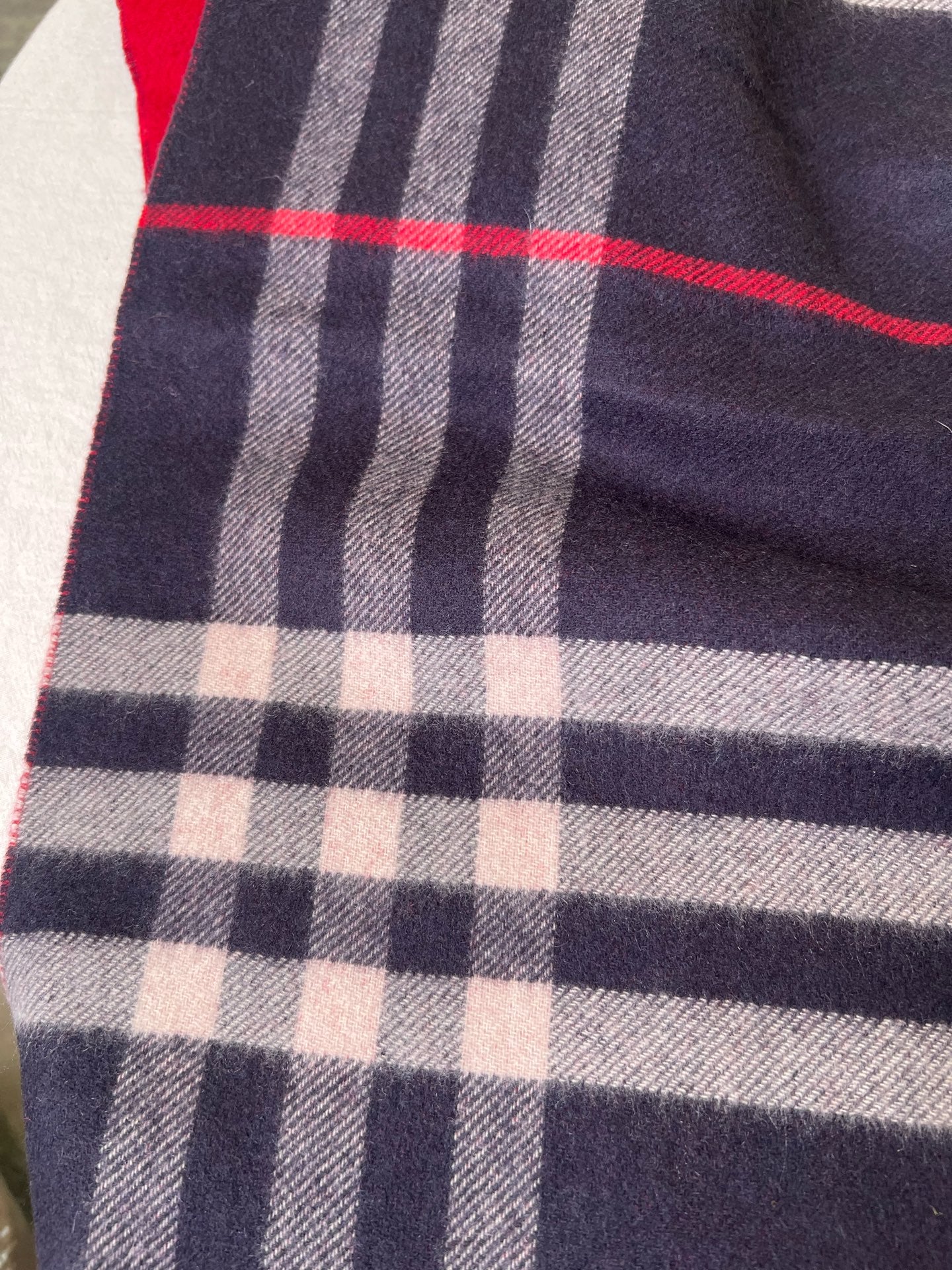 Burberry Red Scarf