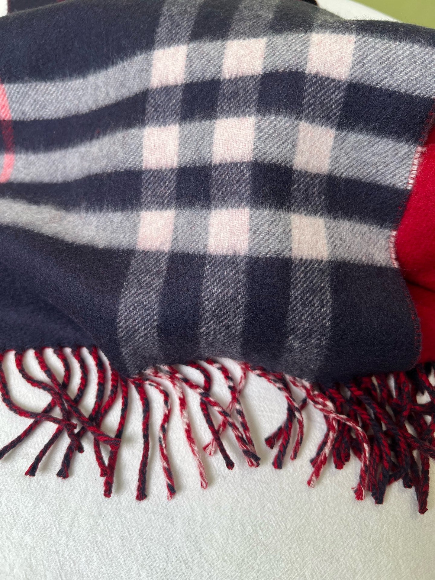 Burberry Red Scarf