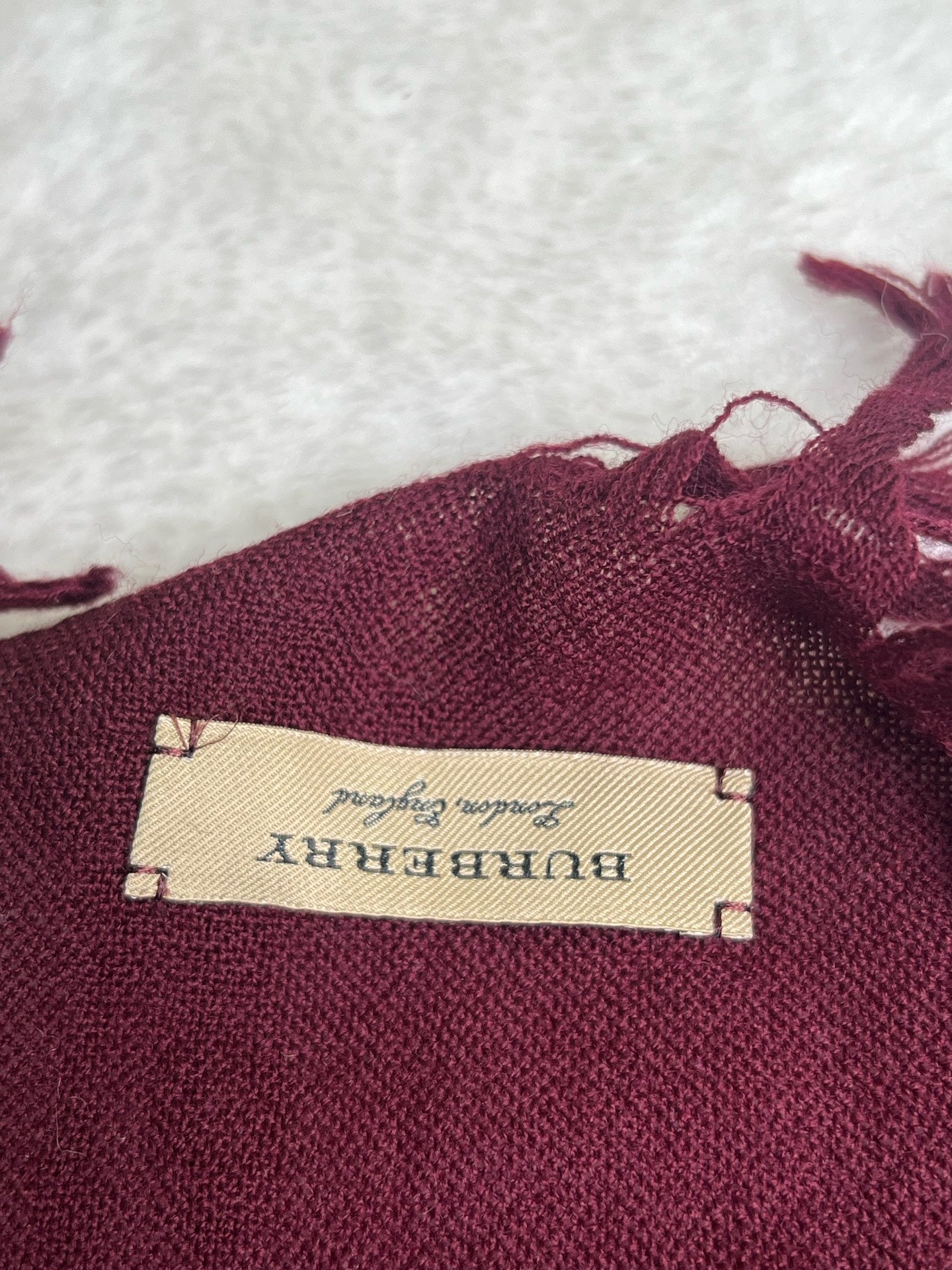 Burberry Red Cape / Stole