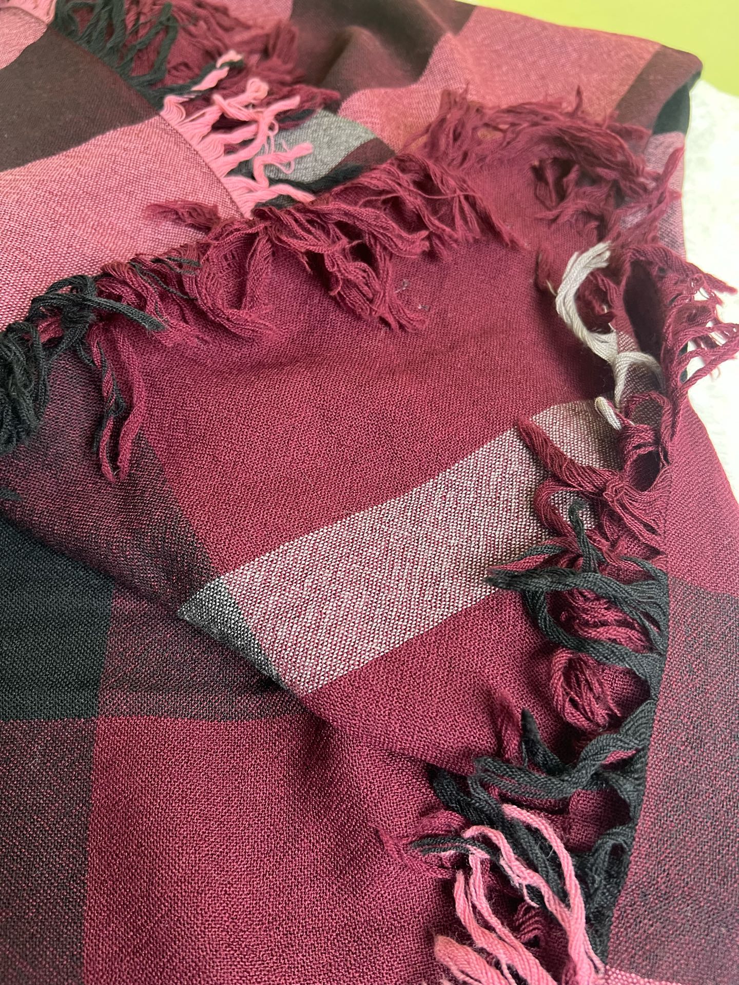 Burberry Red Cape / Stole