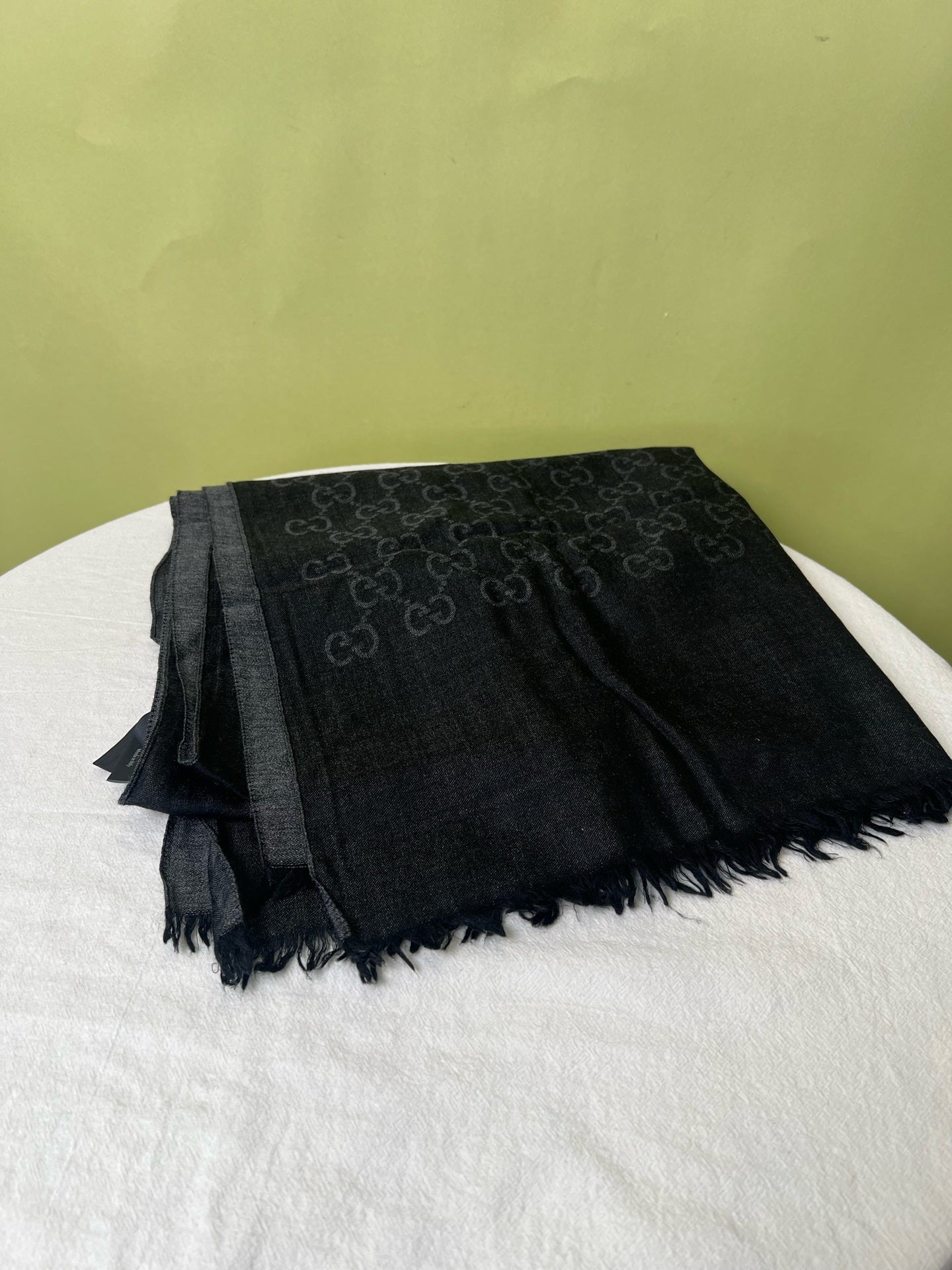 Gucci Black Scarf