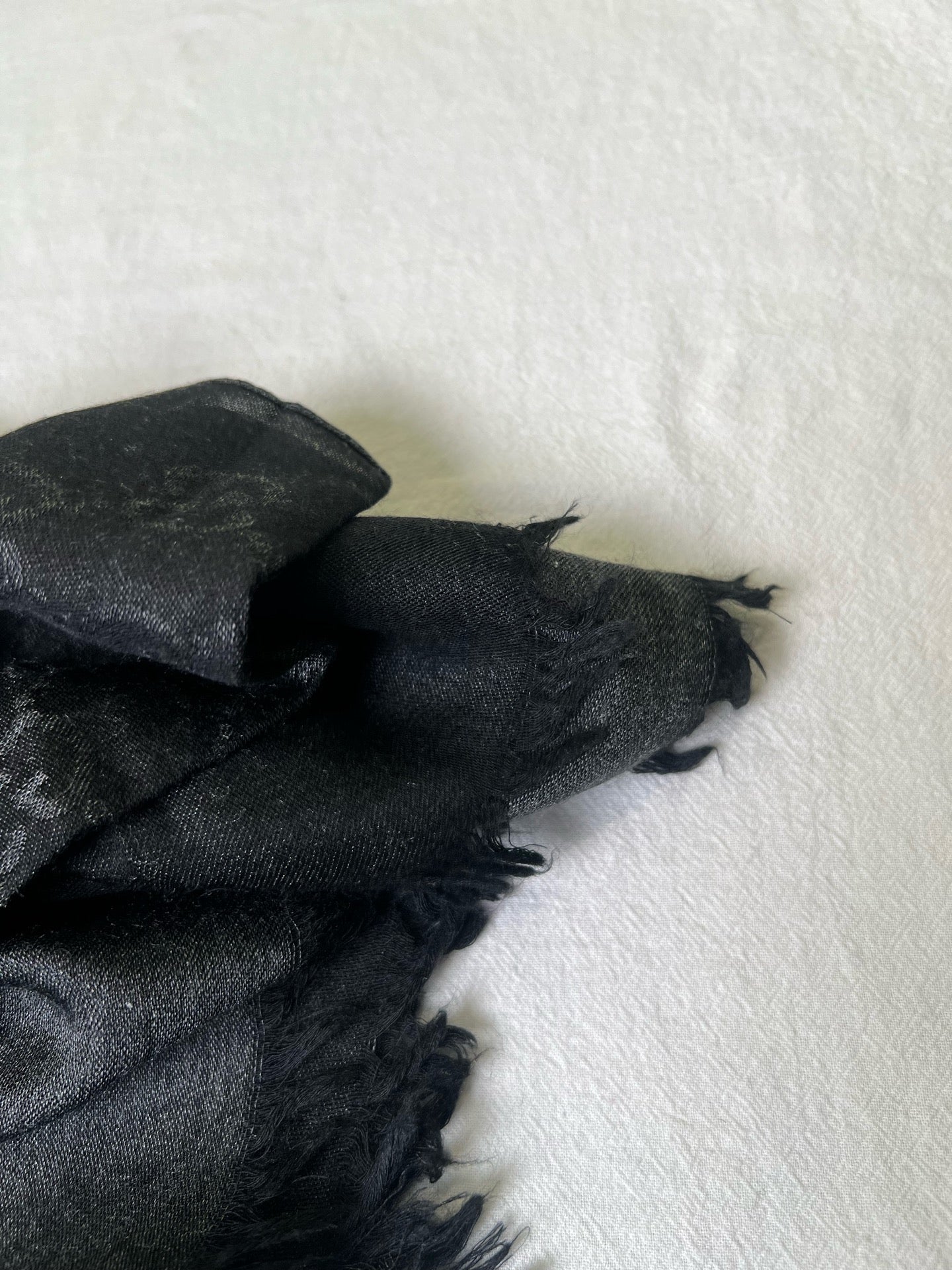 Gucci Black Scarf