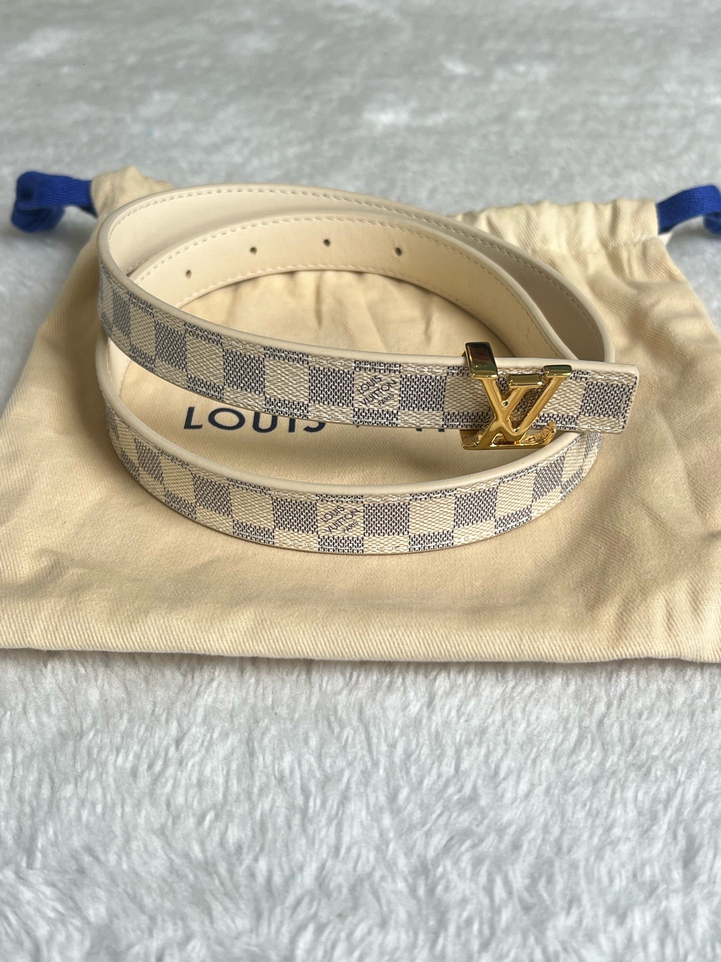 Louis Vuitton White Belt