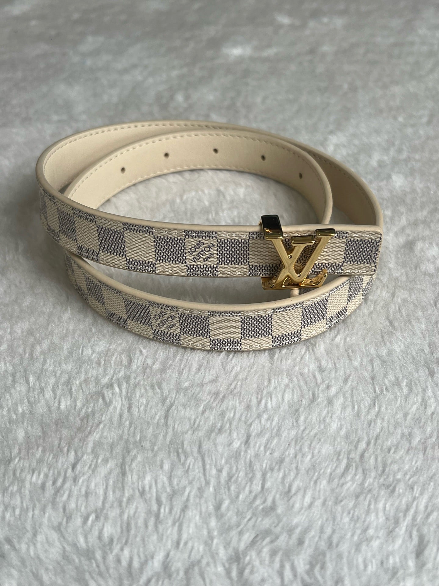Louis Vuitton White Belt