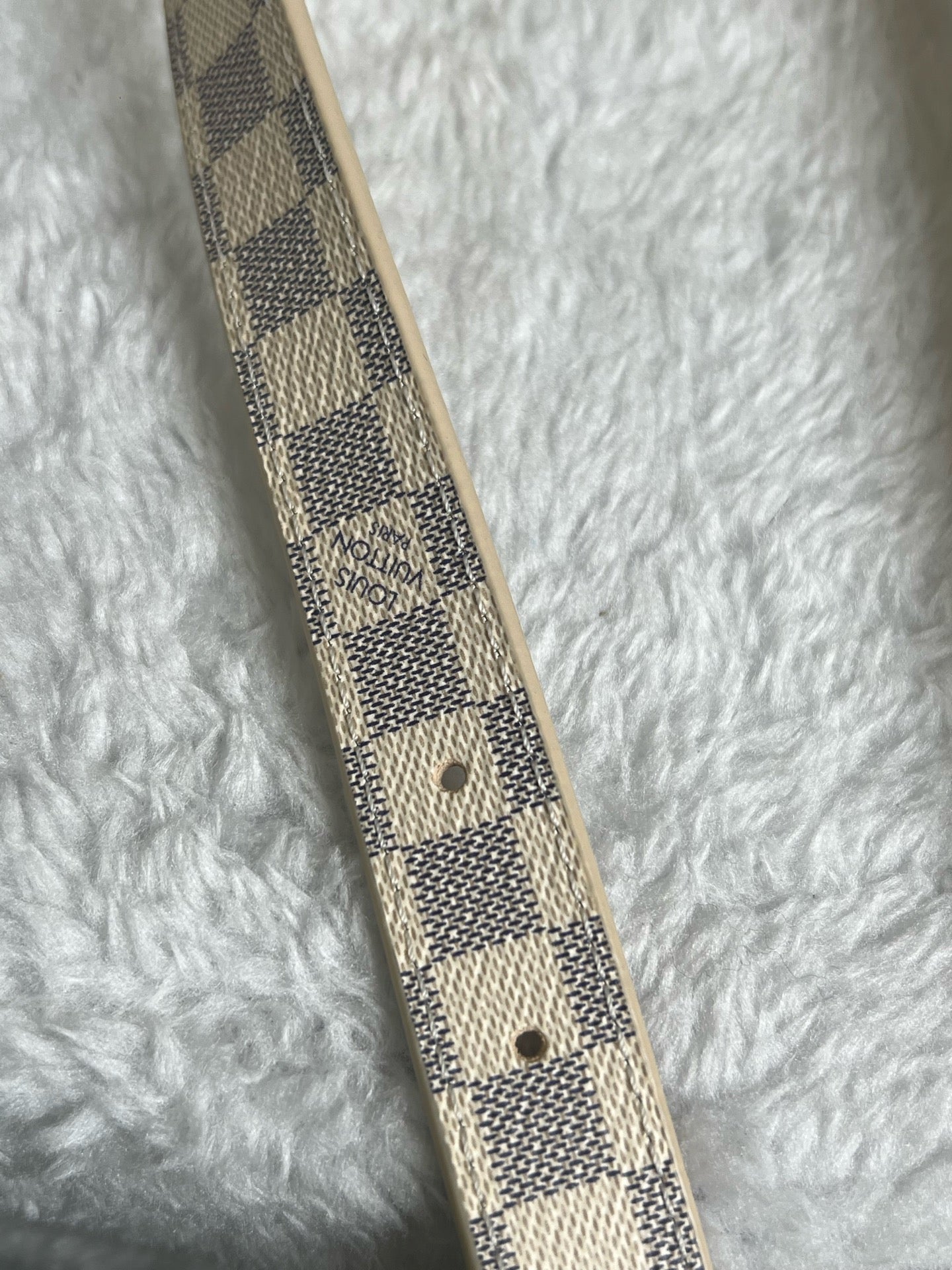 Louis Vuitton White Belt