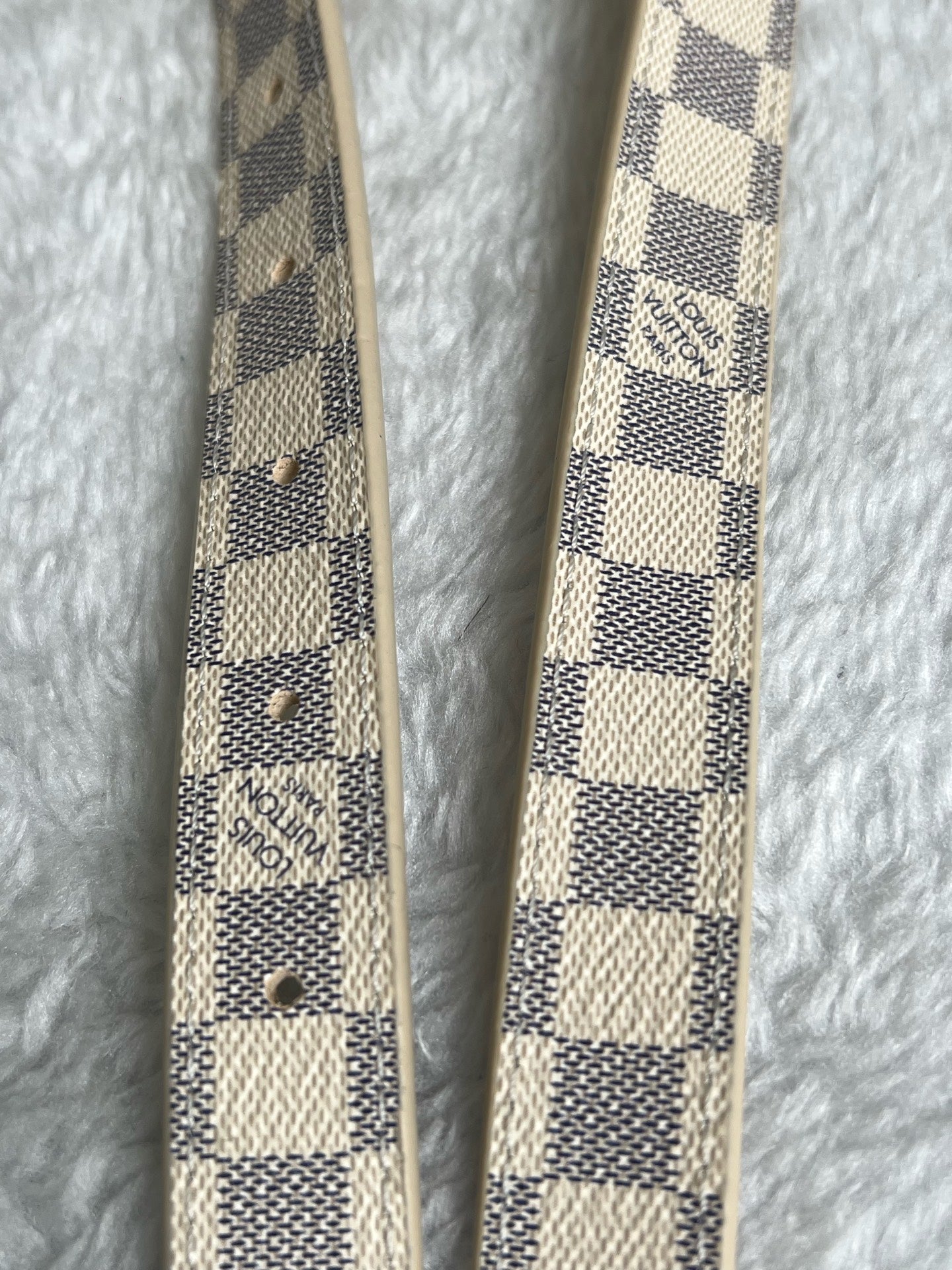 Louis Vuitton White Belt